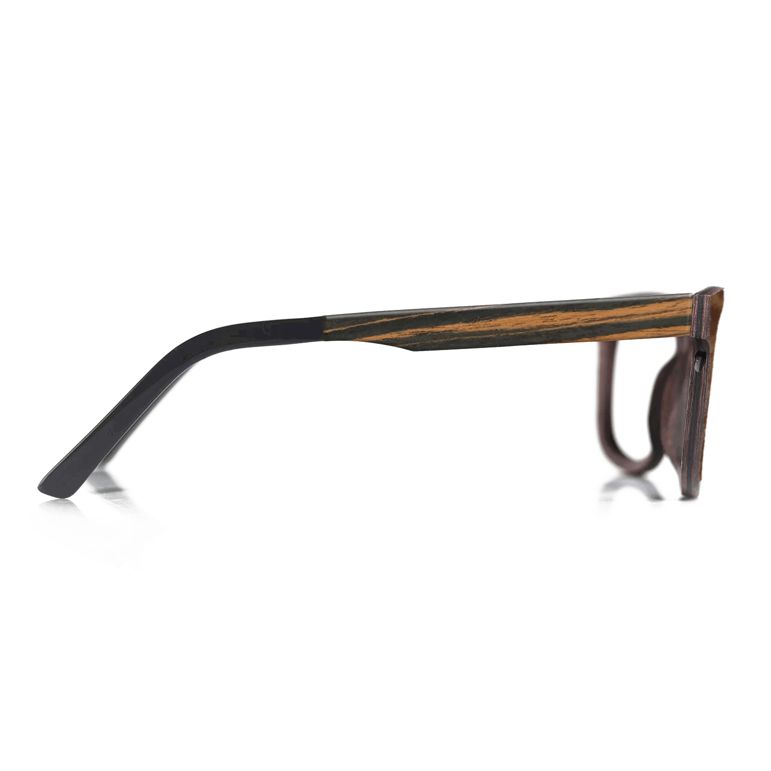 Italian Ebony,Kingwood,Poplar Dyed: Red: Patch - The Sage - Rectangle - 863 - SIRIS wood optic