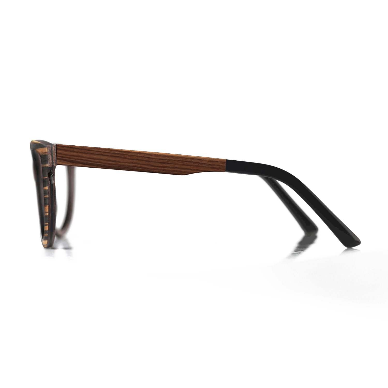 Italian Ebony,Kingwood,Poplar Dyed: Red: Patch - The Sage - Rectangle - 863 - SIRIS wood optic