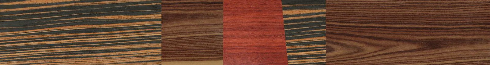 Italian Ebony,Kingwood,Poplar Dyed: Red: Patch - The Sage - Rectangle - 863 - SIRIS wood optic