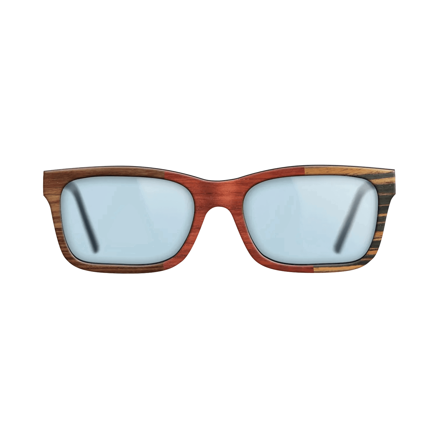 Italian Ebony,Kingwood,Poplar Dyed: Red: Patch - The Sage - Rectangle - 863 - SIRIS wood optic