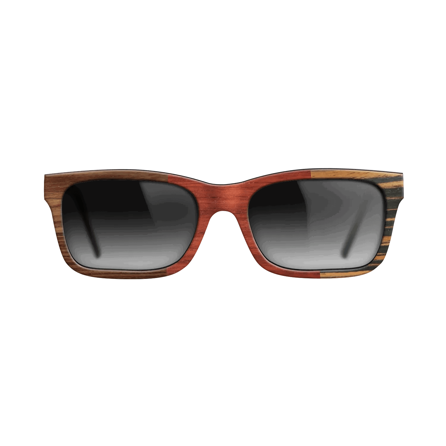 Italian Ebony,Kingwood,Poplar Dyed: Red: Patch - The Sage - Rectangle - 863 - SIRIS wood optic