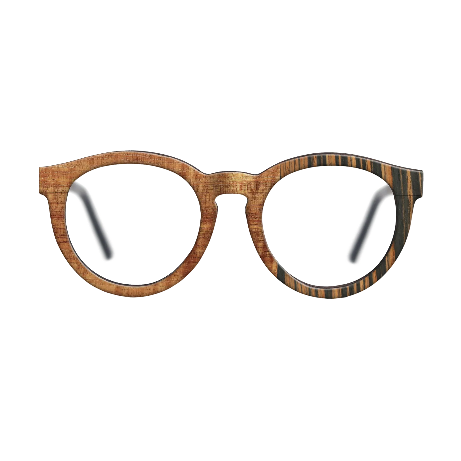 Italian Ebony,Koa,Fumed Oak: Patch - The Rebel - Round - 1721 - SIRIS wood optic