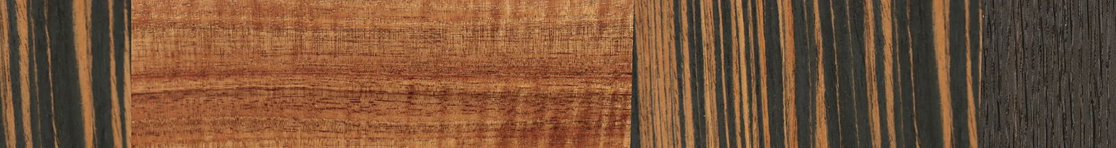 Italian Ebony,Koa,Fumed Oak: Patch - The Rebel - Round - 1721 - SIRIS wood optic