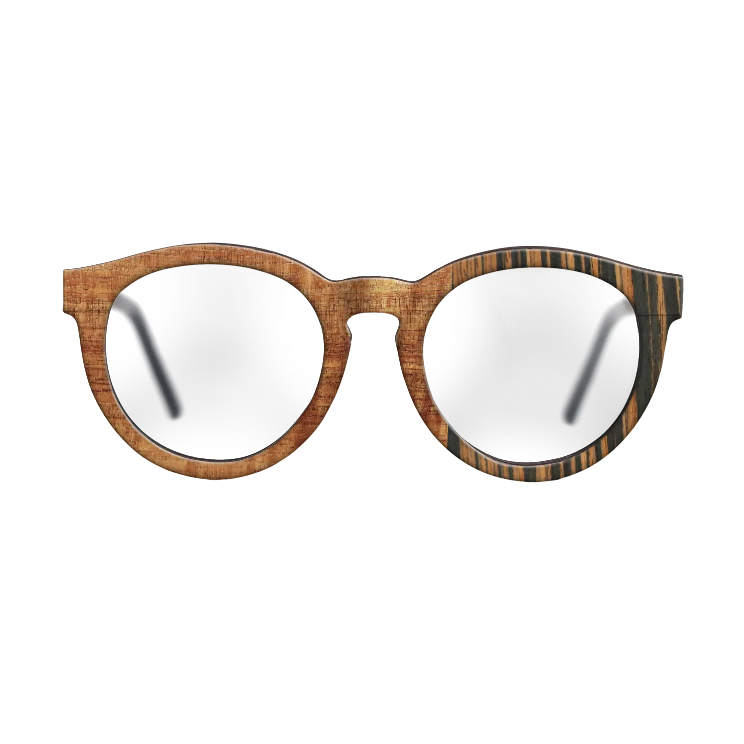 Italian Ebony,Koa,Fumed Oak: Patch - The Rebel - Round - 1721 - SIRIS wood optic
