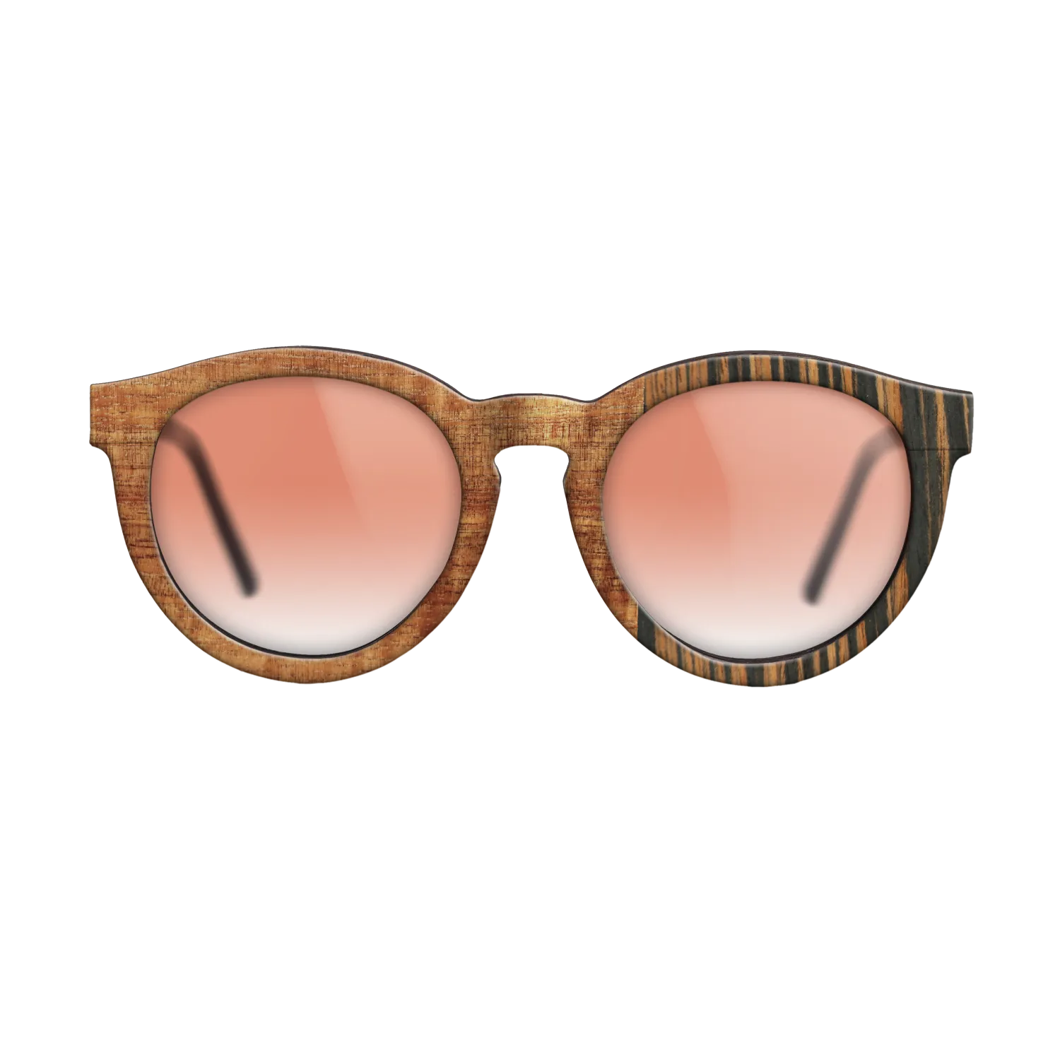 Italian Ebony,Koa,Fumed Oak: Patch - The Rebel - Round - 1721 - SIRIS wood optic