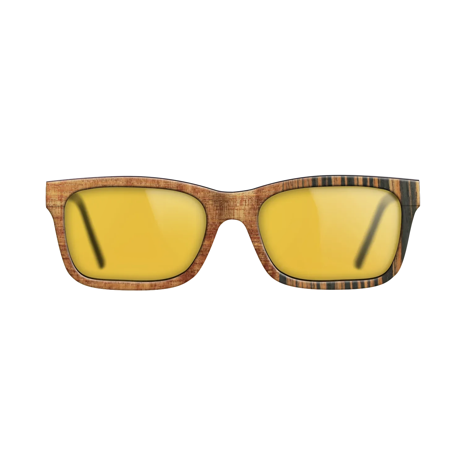 Italian Ebony,Koa,Fumed Oak: Patch - The Sage - Rectangle - 1721 - SIRIS wood optic