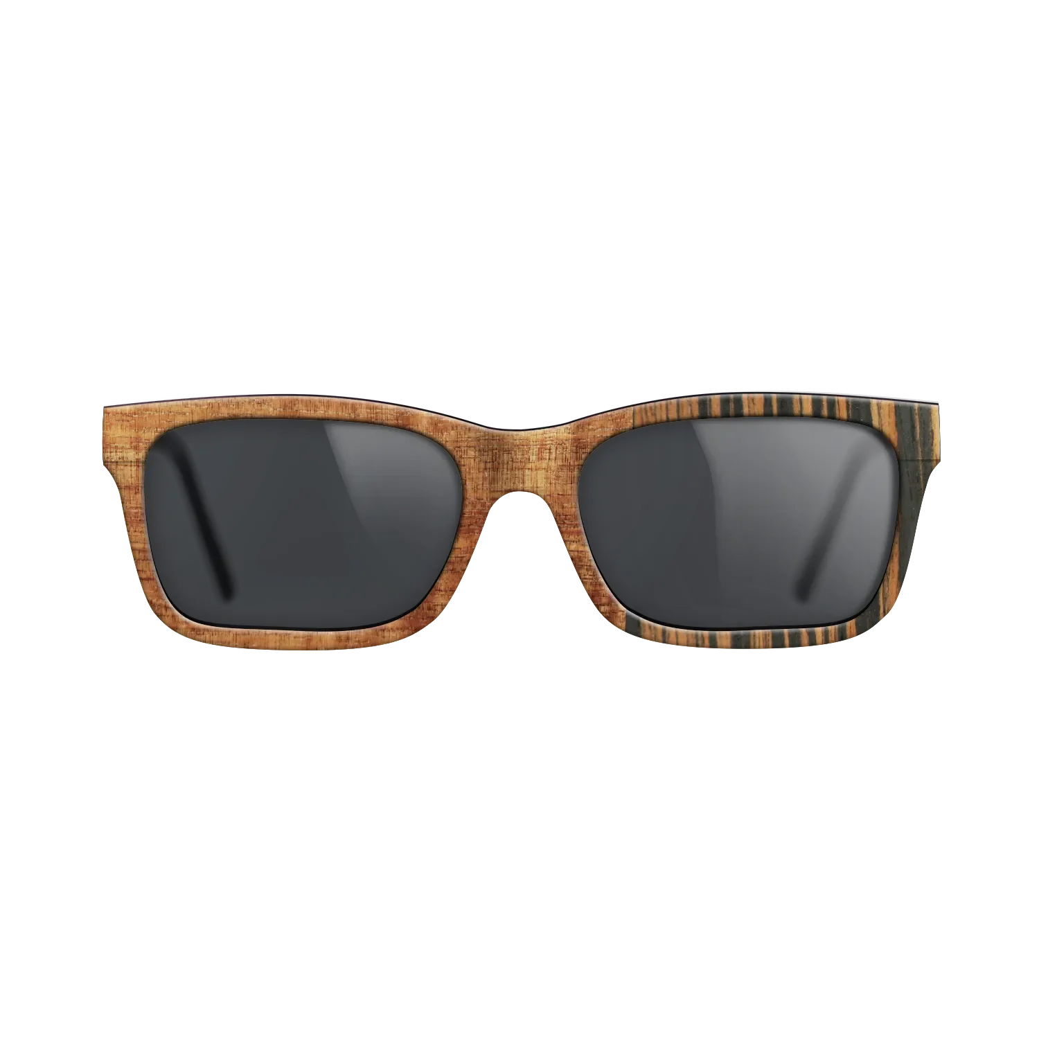 Italian Ebony,Koa,Fumed Oak: Patch - The Sage - Rectangle - 1721 - SIRIS wood optic