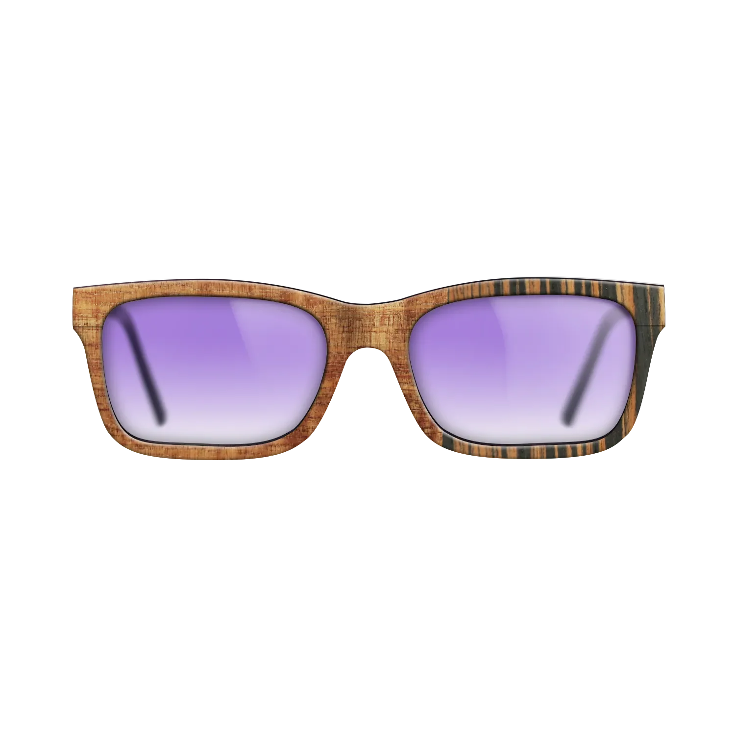 Italian Ebony,Koa,Fumed Oak: Patch - The Sage - Rectangle - 1721 - SIRIS wood optic