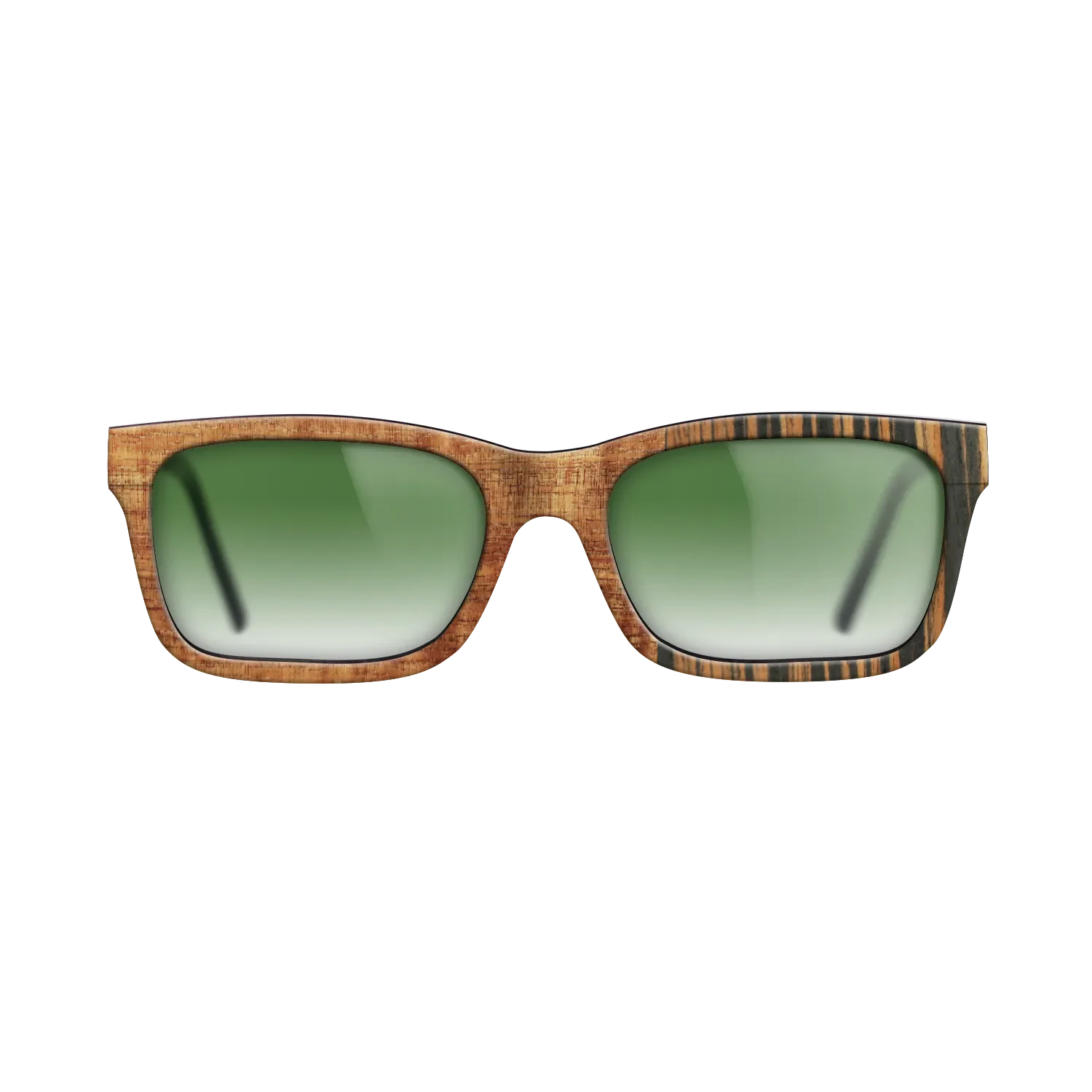 Italian Ebony,Koa,Fumed Oak: Patch - The Sage - Rectangle - 1721 - SIRIS wood optic