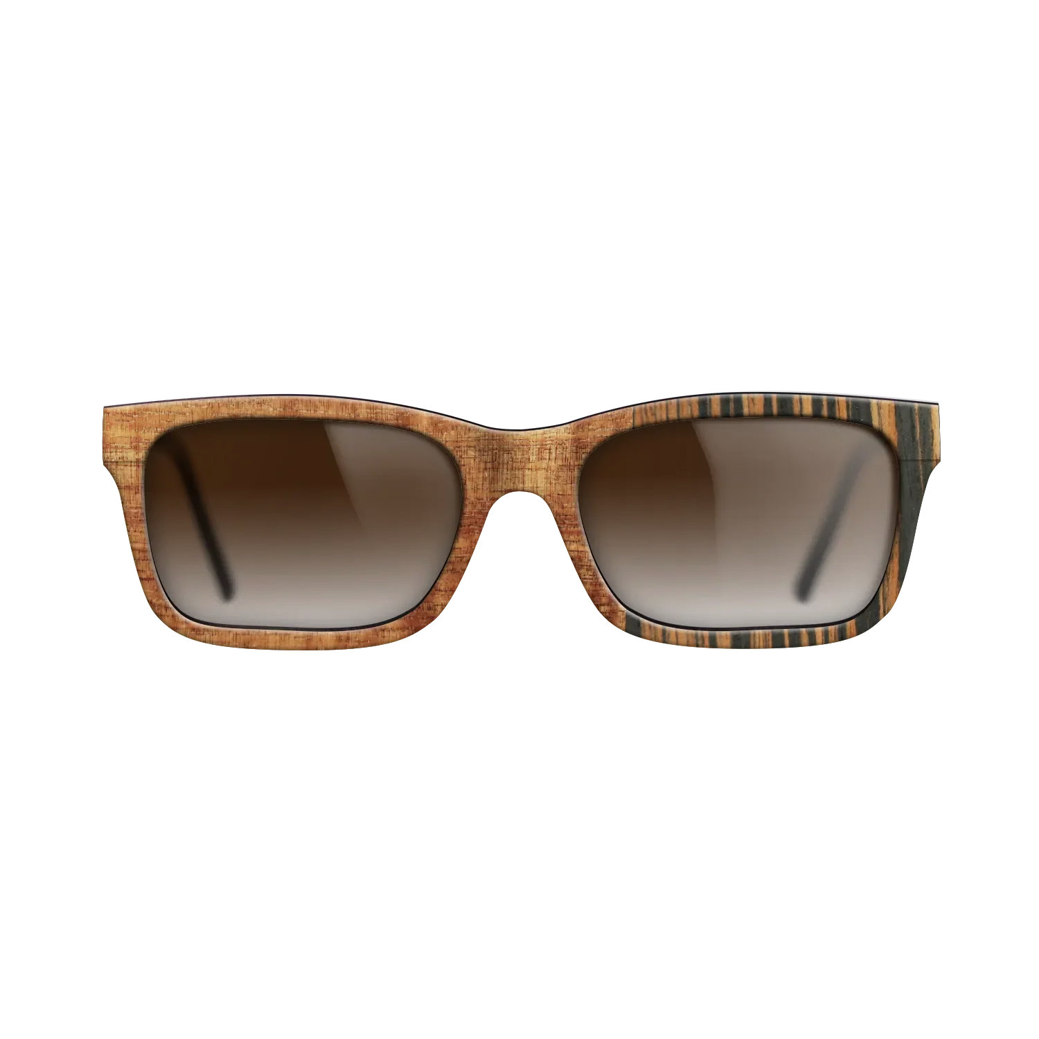 Italian Ebony,Koa,Fumed Oak: Patch - The Sage - Rectangle - 1721 - SIRIS wood optic
