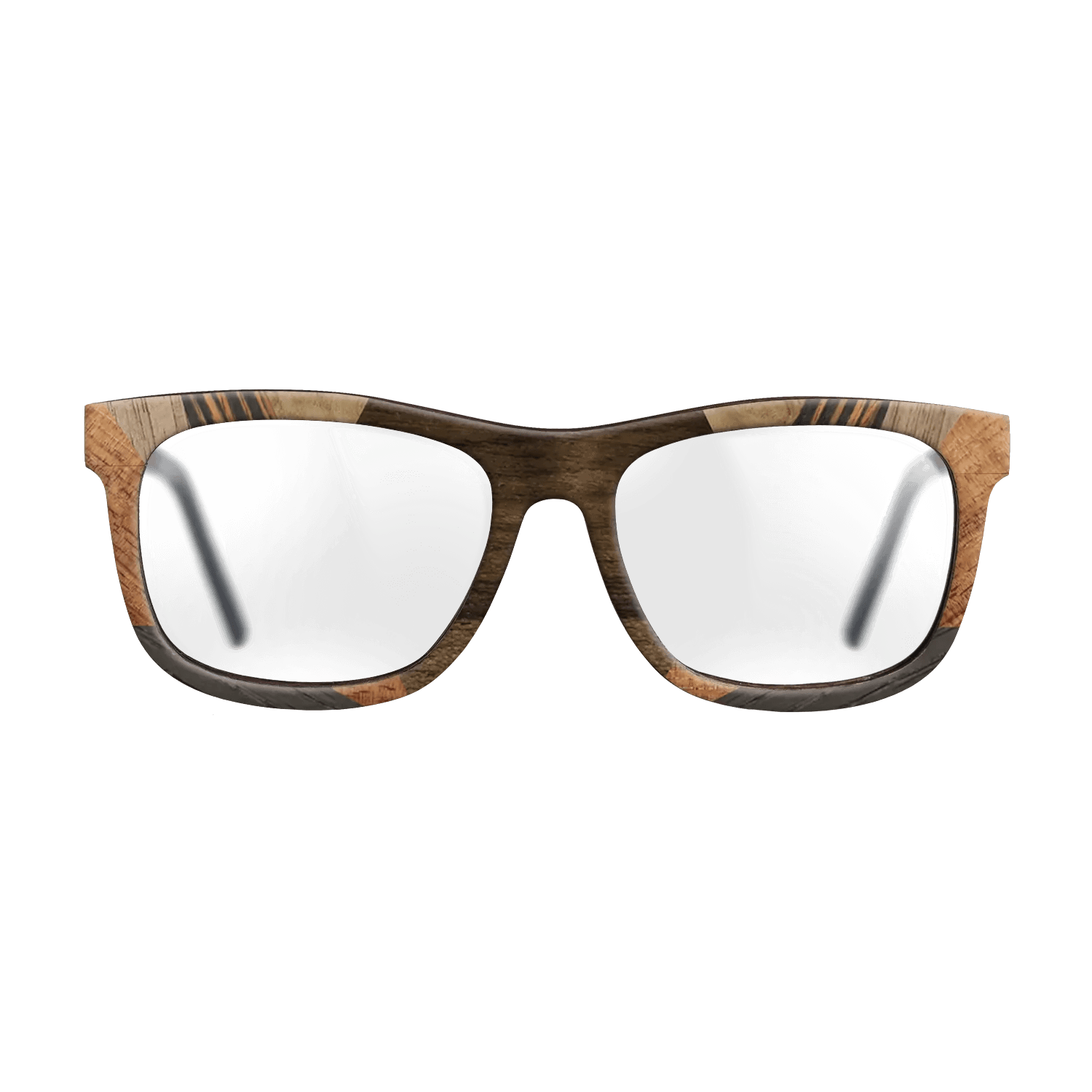 Italian Ebony,Koa,Olive Burl,Walnut: Straight Grain,Ziricote Light Quartered: Recursive - The Hero - Square - 1526 - SIRIS wood optic