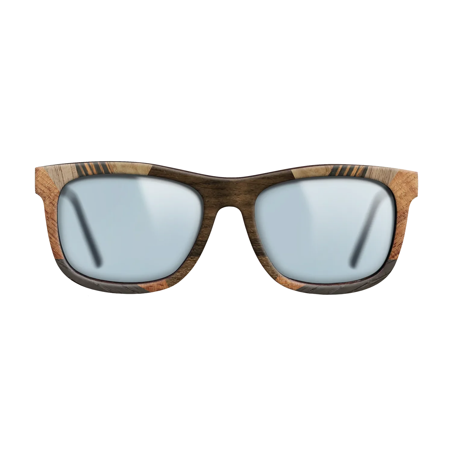 Italian Ebony,Koa,Olive Burl,Walnut: Straight Grain,Ziricote Light Quartered: Recursive - The Hero - Square - 1526 - SIRIS wood optic