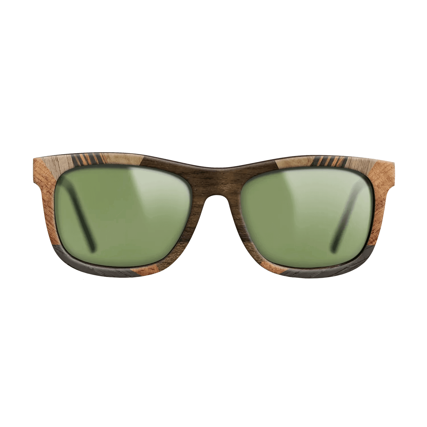 Italian Ebony,Koa,Olive Burl,Walnut: Straight Grain,Ziricote Light Quartered: Recursive - The Hero - Square - 1526 - SIRIS wood optic