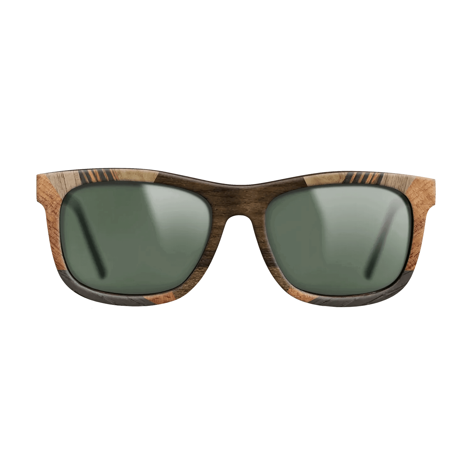 Italian Ebony,Koa,Olive Burl,Walnut: Straight Grain,Ziricote Light Quartered: Recursive - The Hero - Square - 1526 - SIRIS wood optic