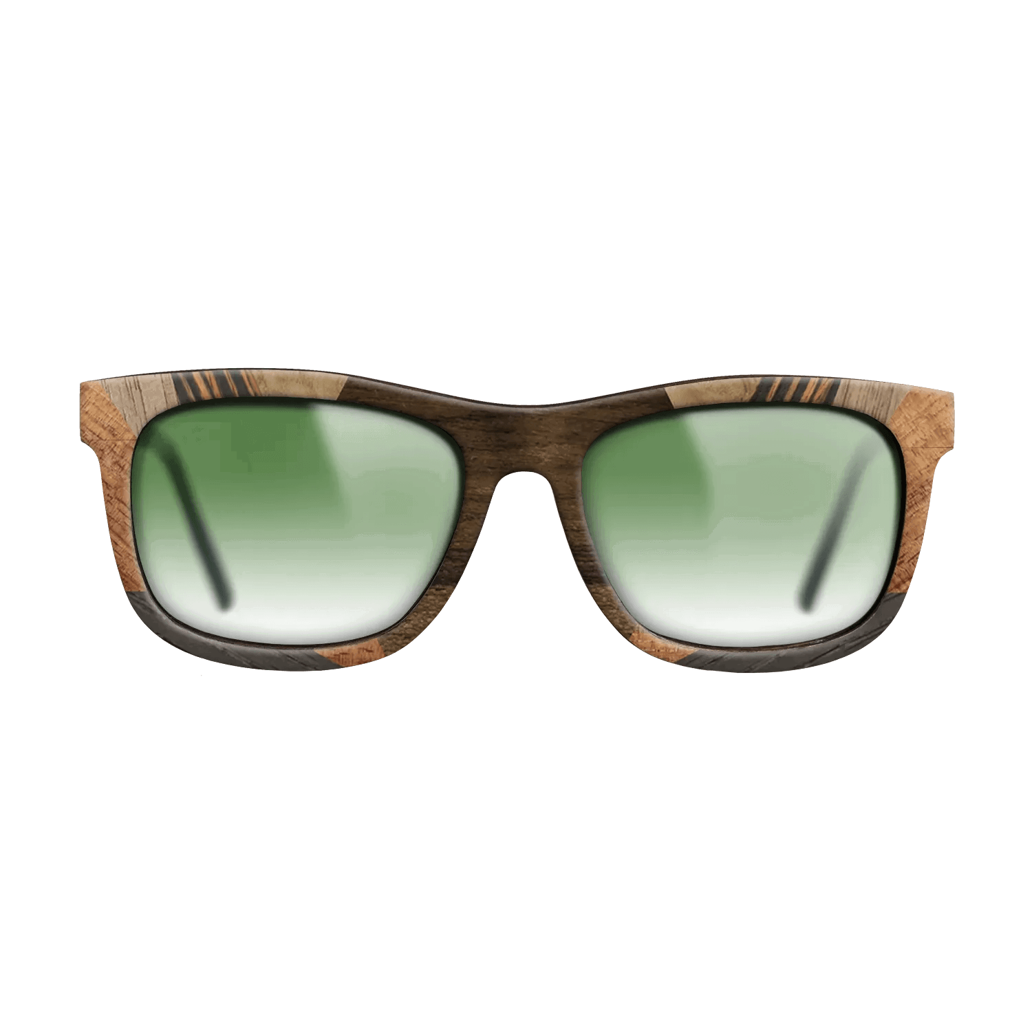 Italian Ebony,Koa,Olive Burl,Walnut: Straight Grain,Ziricote Light Quartered: Recursive - The Hero - Square - 1526 - SIRIS wood optic