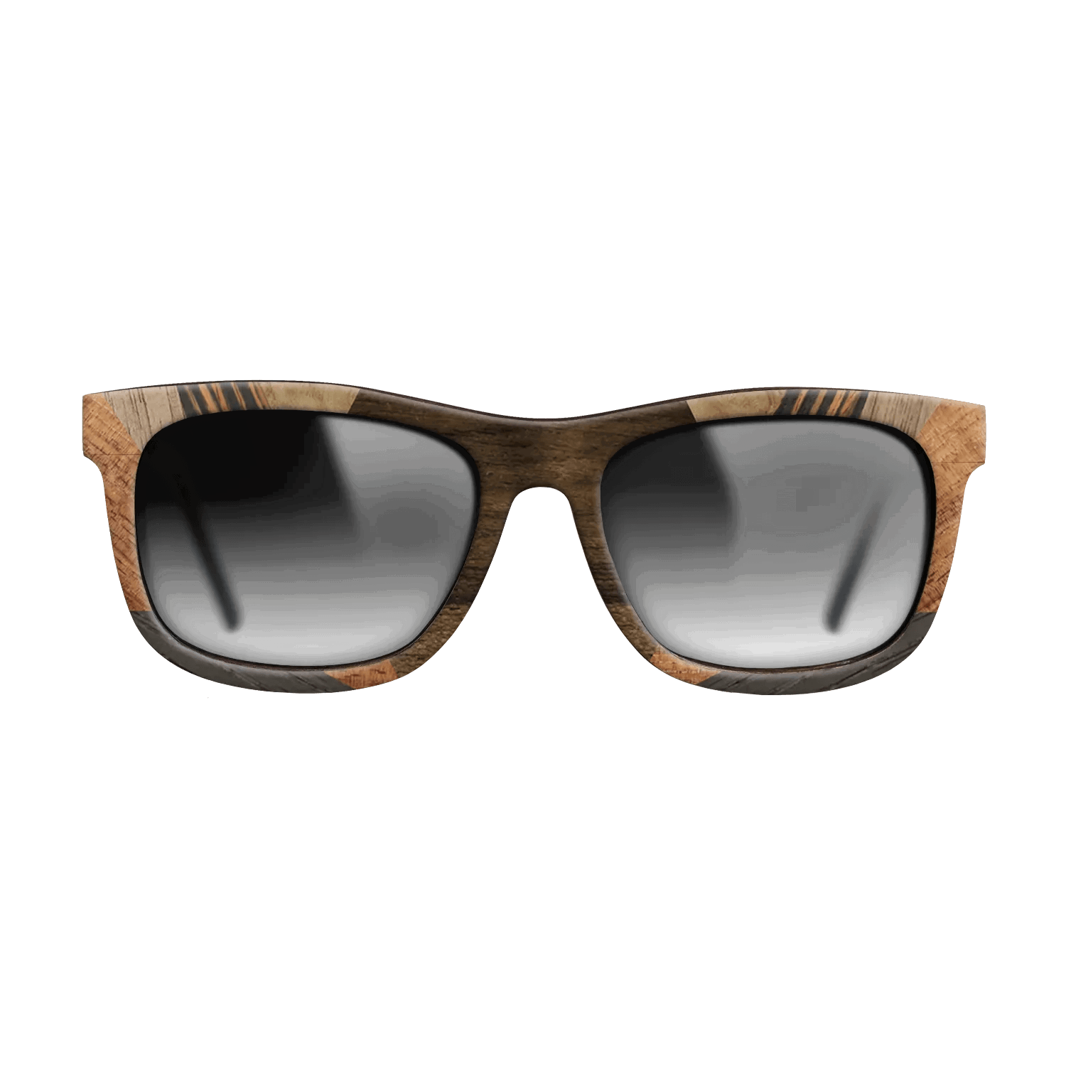 Italian Ebony,Koa,Olive Burl,Walnut: Straight Grain,Ziricote Light Quartered: Recursive - The Hero - Square - 1526 - SIRIS wood optic