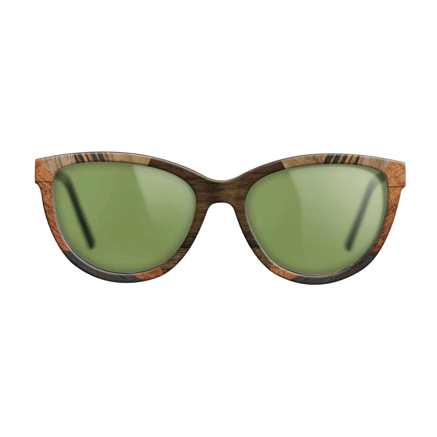 Italian Ebony,Koa,Olive Burl,Walnut: Straight Grain,Ziricote Light Quartered: Recursive - The Maiden - Cat - 1526 - SIRIS wood optic