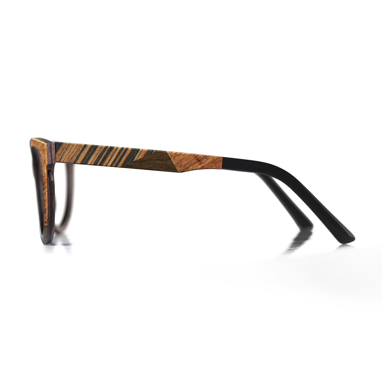 Italian Ebony,Koa,Olive Burl,Walnut: Straight Grain,Ziricote Light Quartered: Recursive - The Rebel - Round - 1526 - SIRIS wood optic