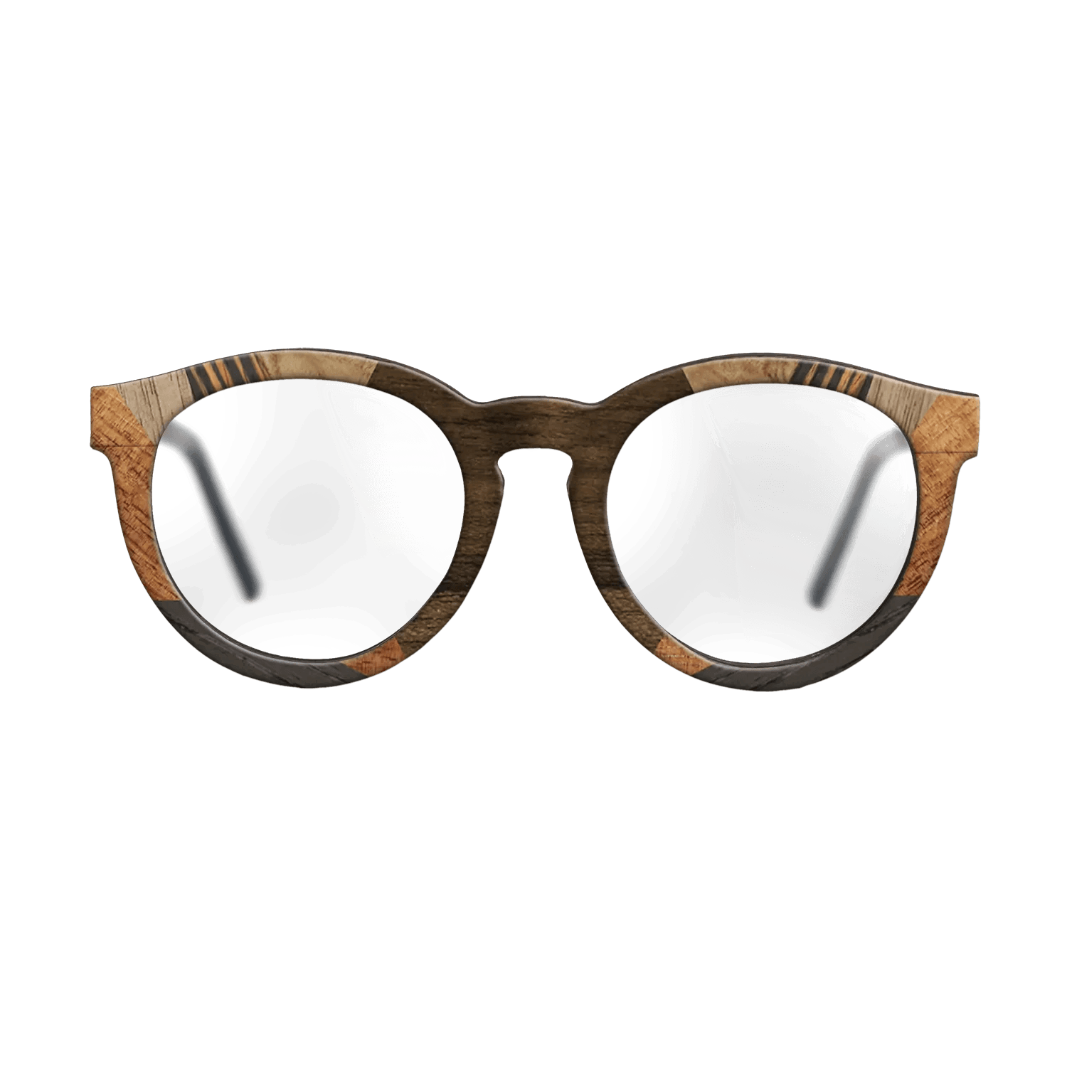 Italian Ebony,Koa,Olive Burl,Walnut: Straight Grain,Ziricote Light Quartered: Recursive - The Rebel - Round - 1526 - SIRIS wood optic