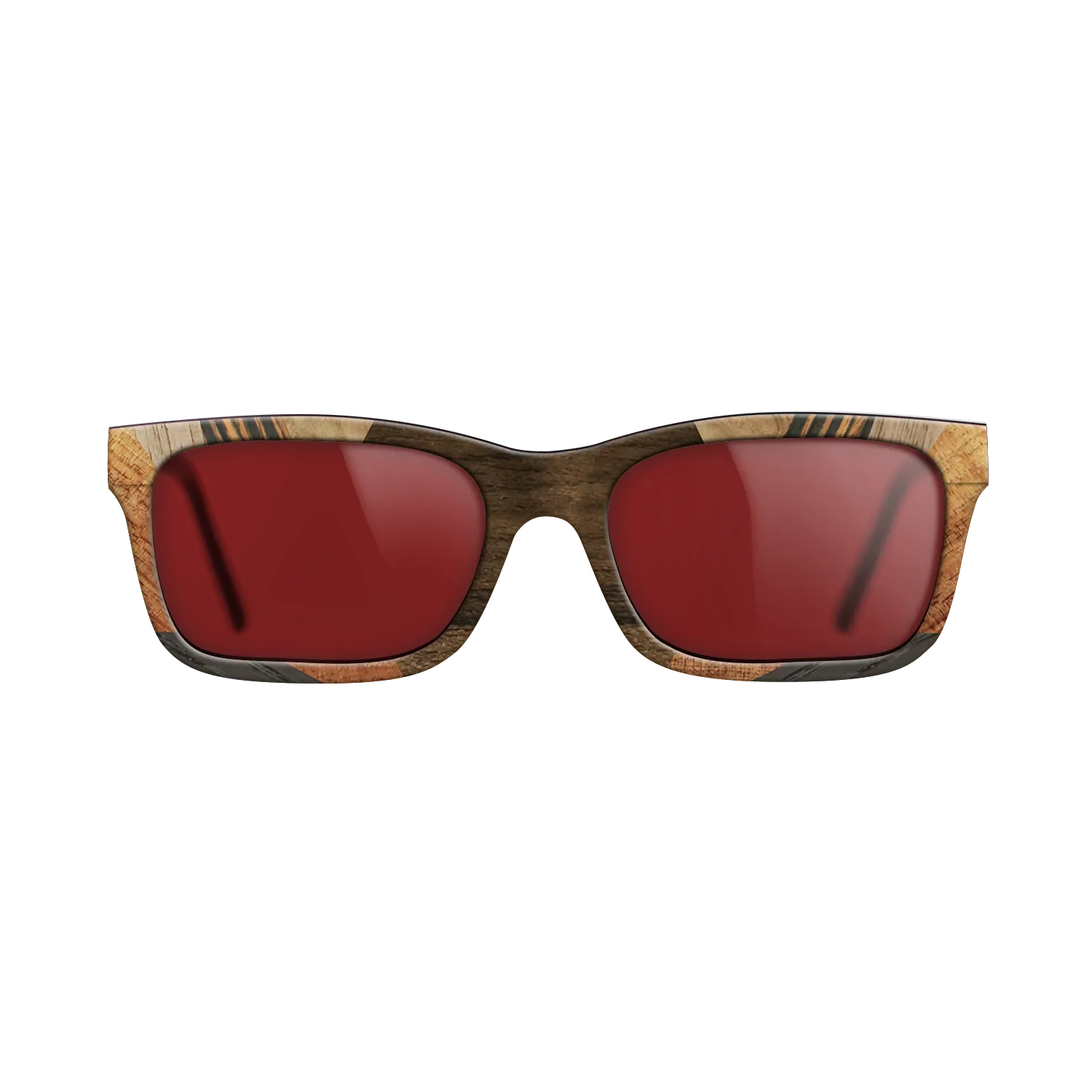 Italian Ebony,Koa,Olive Burl,Walnut: Straight Grain,Ziricote Light Quartered: Recursive - The Sage - Rectangle - 1526 - SIRIS wood optic