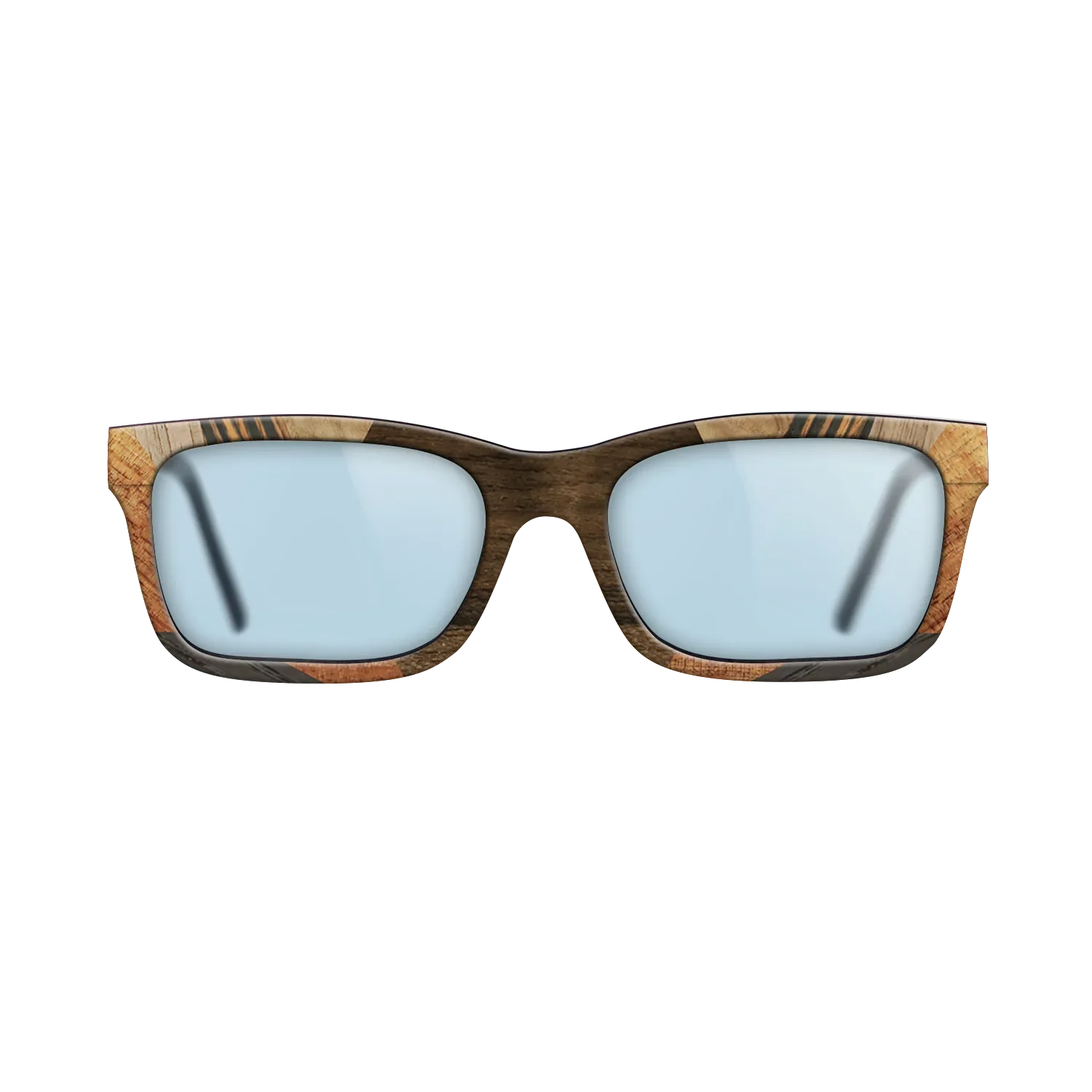 Italian Ebony,Koa,Olive Burl,Walnut: Straight Grain,Ziricote Light Quartered: Recursive - The Sage - Rectangle - 1526 - SIRIS wood optic