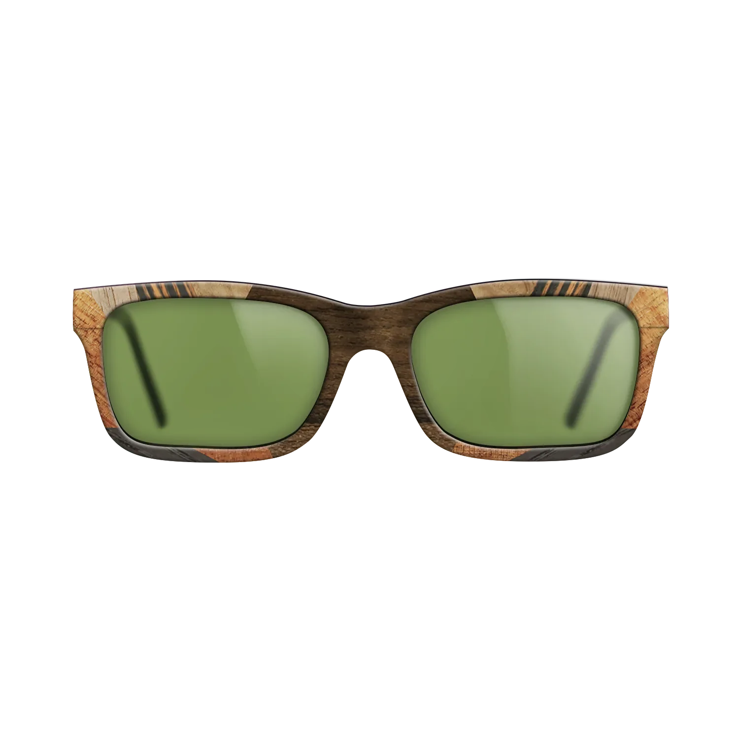 Italian Ebony,Koa,Olive Burl,Walnut: Straight Grain,Ziricote Light Quartered: Recursive - The Sage - Rectangle - 1526 - SIRIS wood optic