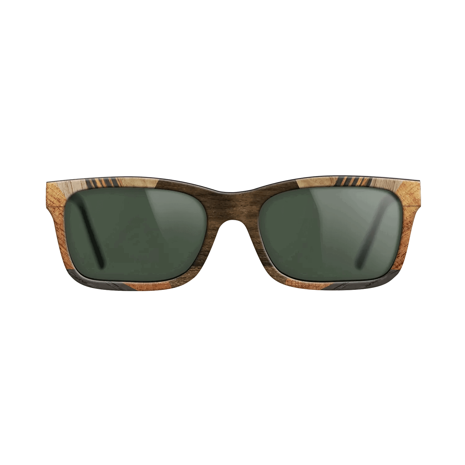 Italian Ebony,Koa,Olive Burl,Walnut: Straight Grain,Ziricote Light Quartered: Recursive - The Sage - Rectangle - 1526 - SIRIS wood optic
