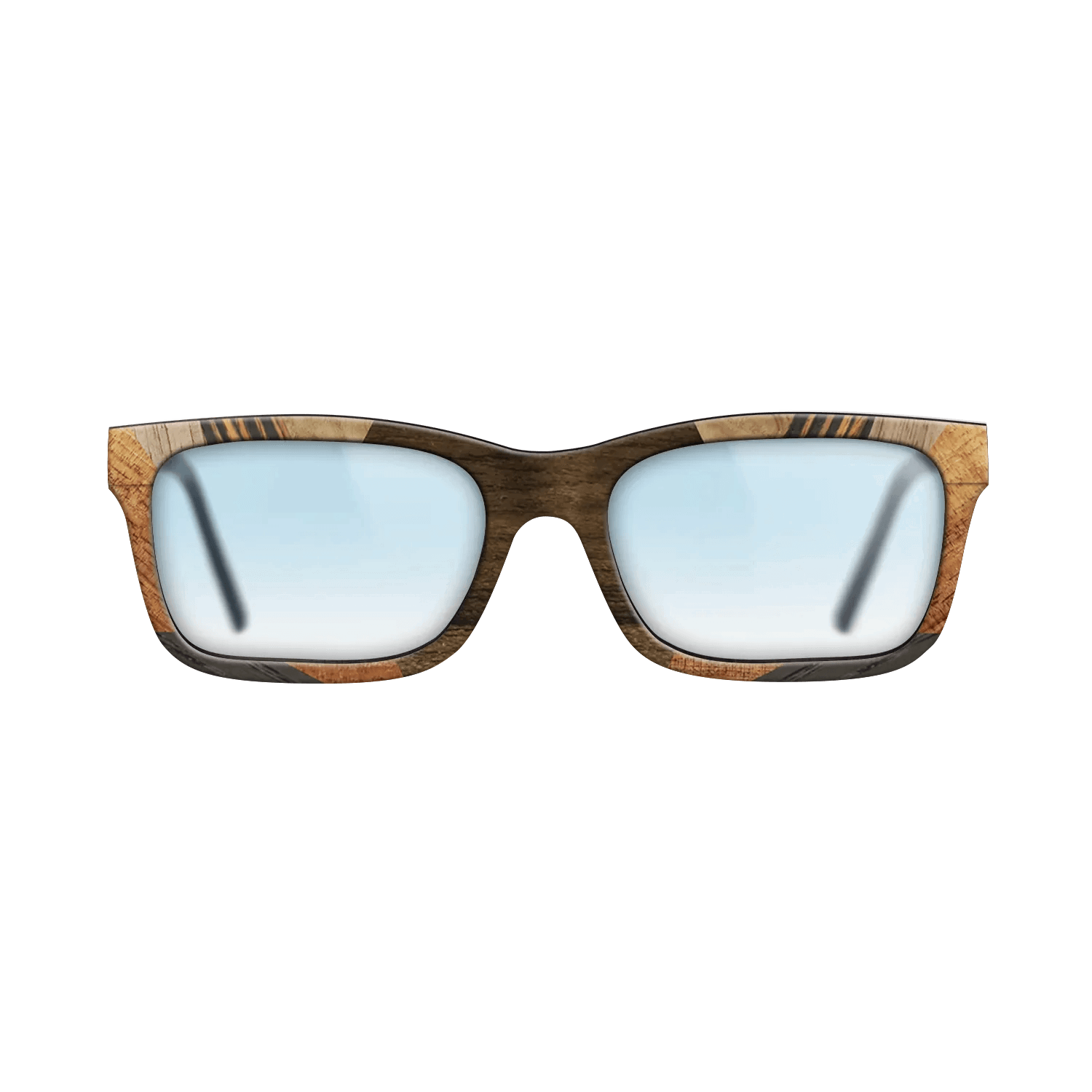 Italian Ebony,Koa,Olive Burl,Walnut: Straight Grain,Ziricote Light Quartered: Recursive - The Sage - Rectangle - 1526 - SIRIS wood optic