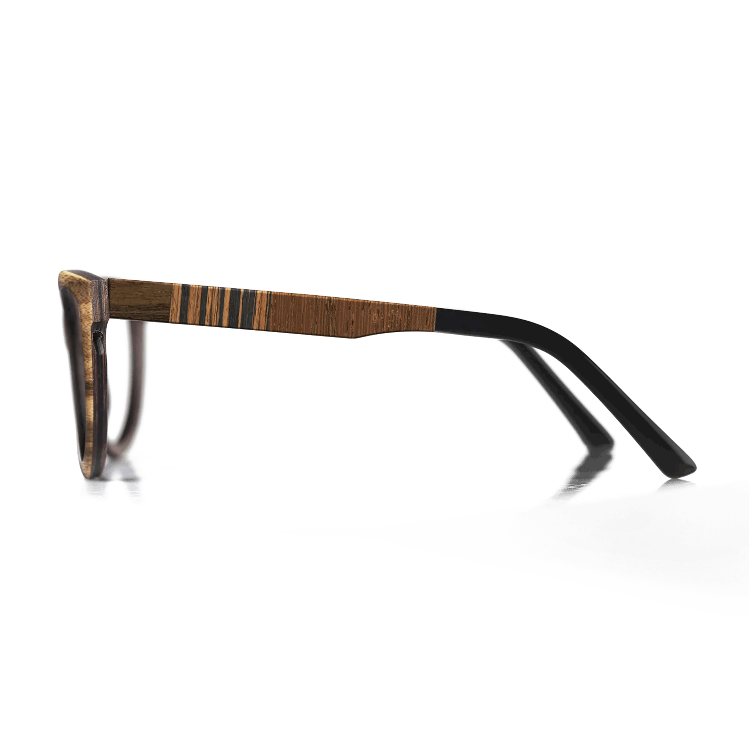 Italian Ebony,Louro Preto,Wenge,Ziricote Dark Quartered: Bauhaus - The Rebel - Round - 1484 - SIRIS wood optic