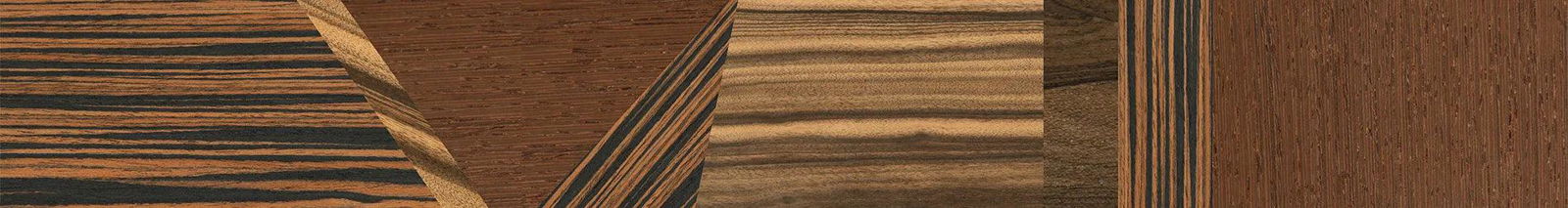 Italian Ebony,Louro Preto,Wenge,Ziricote Dark Quartered: Bauhaus - The Rebel - Round - 1484 - SIRIS wood optic