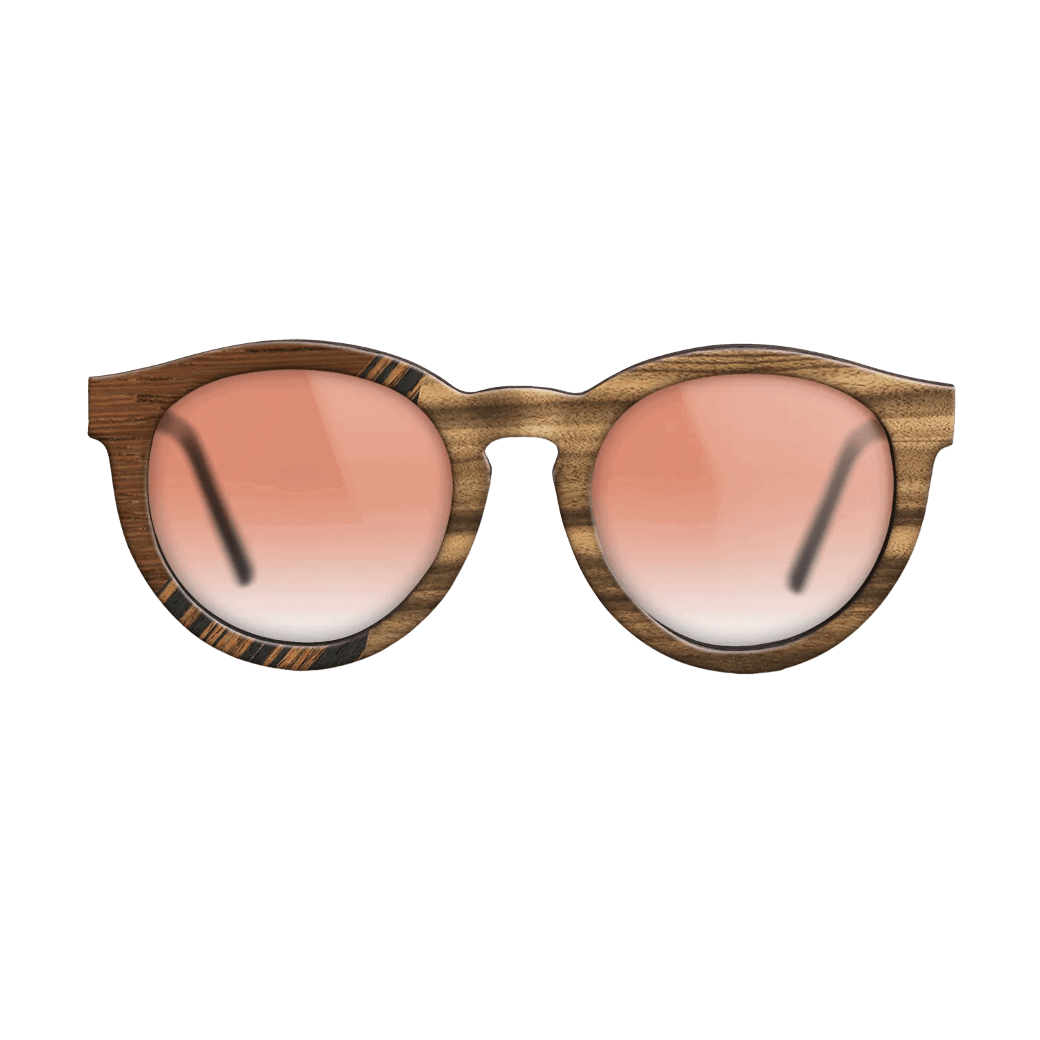 Italian Ebony,Louro Preto,Wenge,Ziricote Dark Quartered: Bauhaus - The Rebel - Round - 1484 - SIRIS wood optic