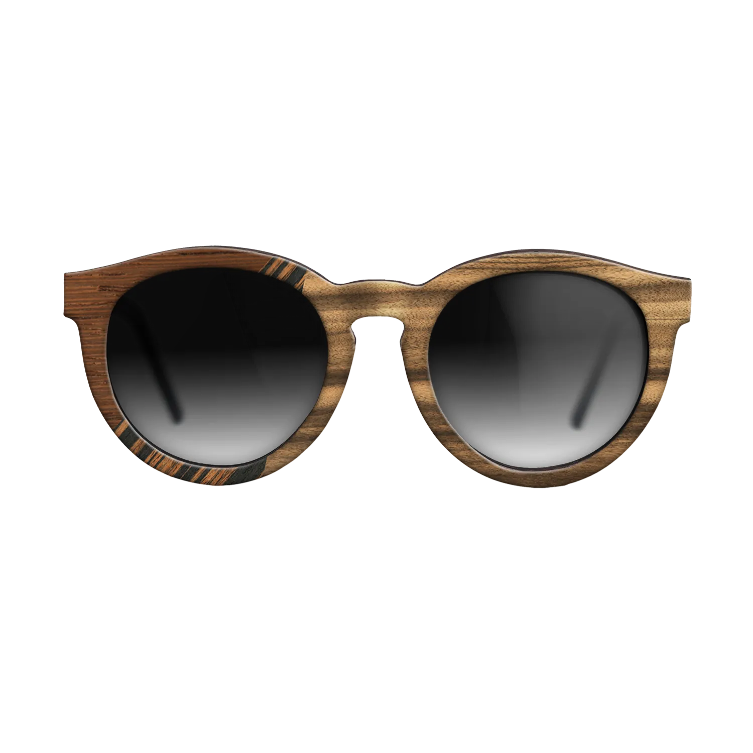 Italian Ebony,Louro Preto,Wenge,Ziricote Dark Quartered: Bauhaus - The Rebel - Round - 1484 - SIRIS wood optic