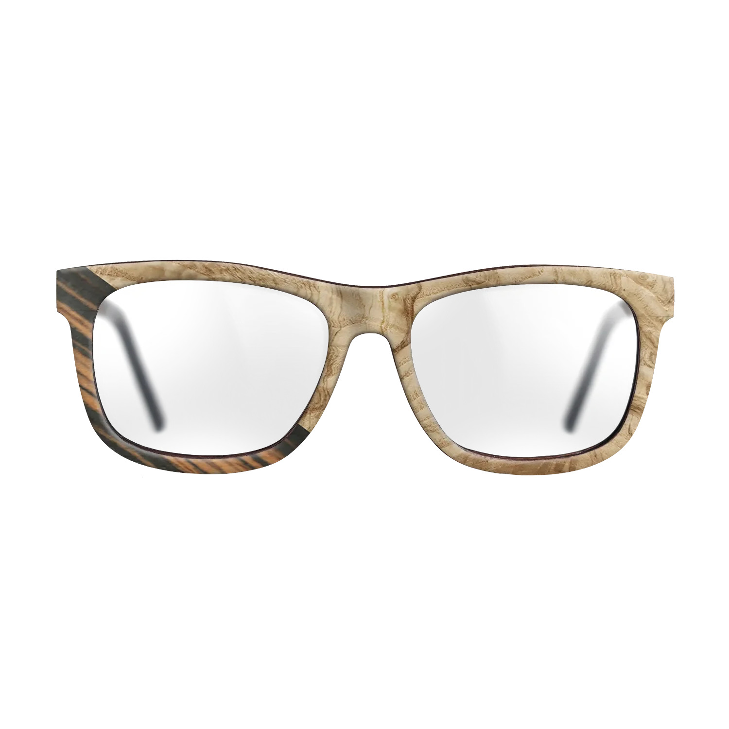 Italian Ebony,Olive Burl: Angle Cut - The Hero - Square - 1743 - SIRIS wood optic