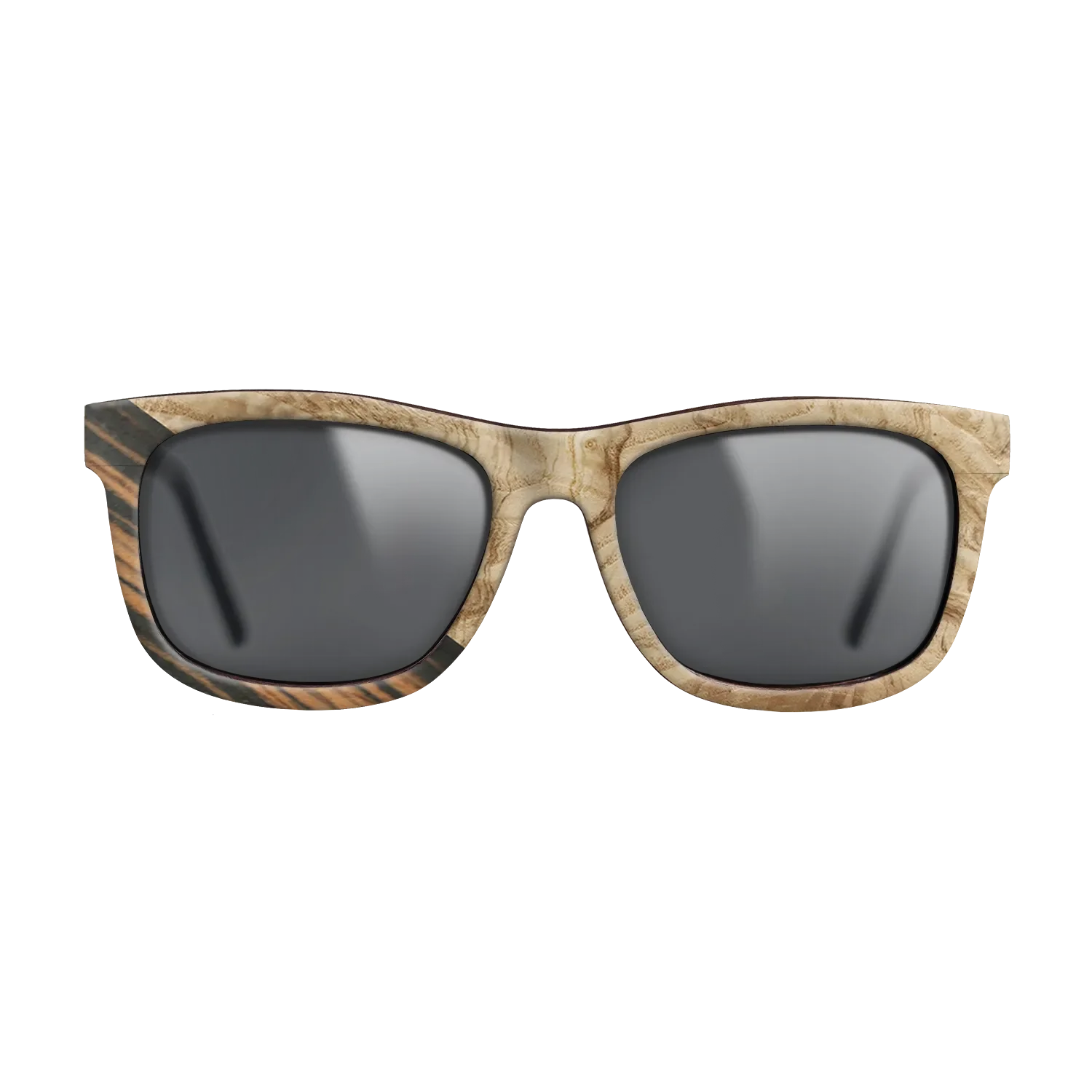 Italian Ebony,Olive Burl: Angle Cut - The Hero - Square - 1743 - SIRIS wood optic