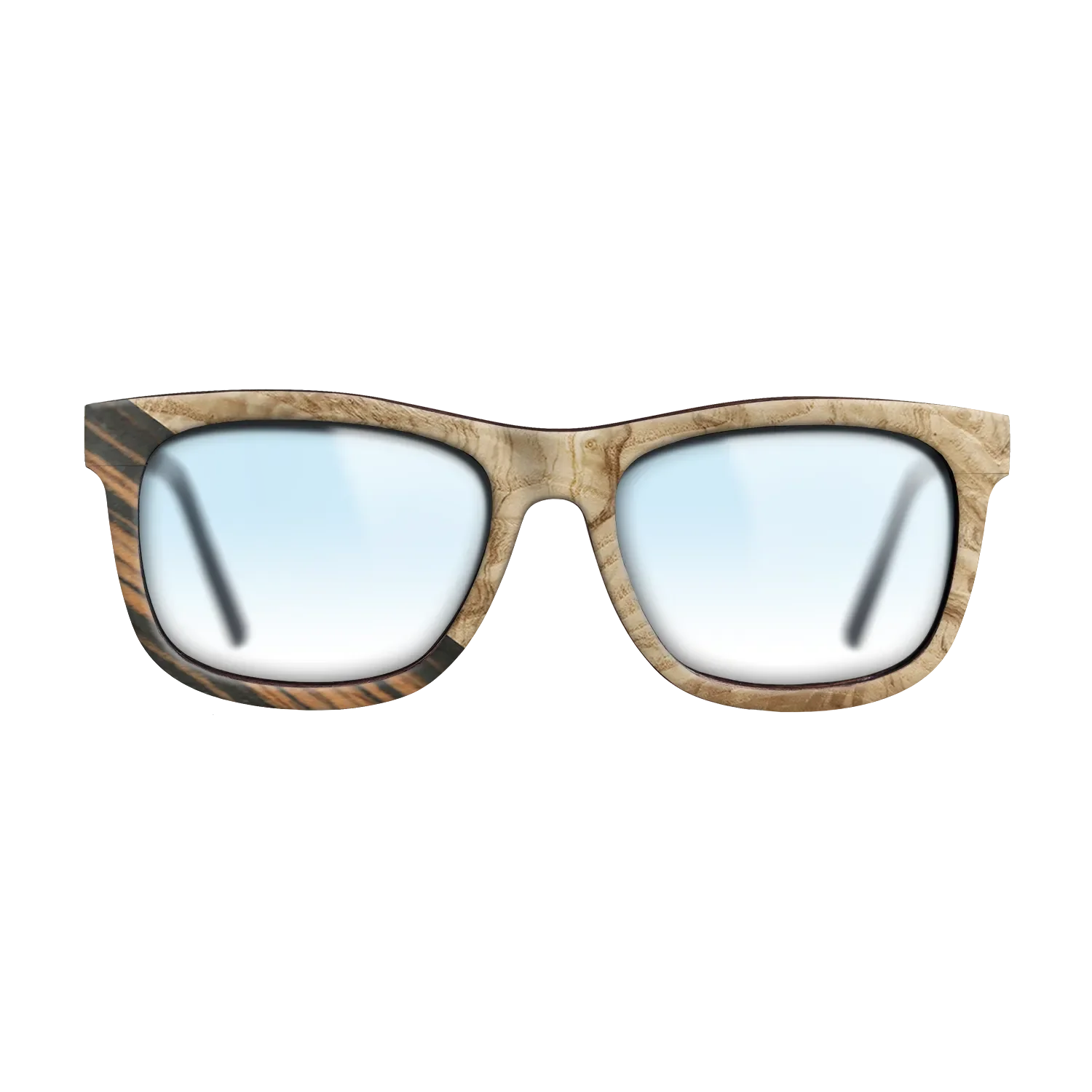 Italian Ebony,Olive Burl: Angle Cut - The Hero - Square - 1743 - SIRIS wood optic