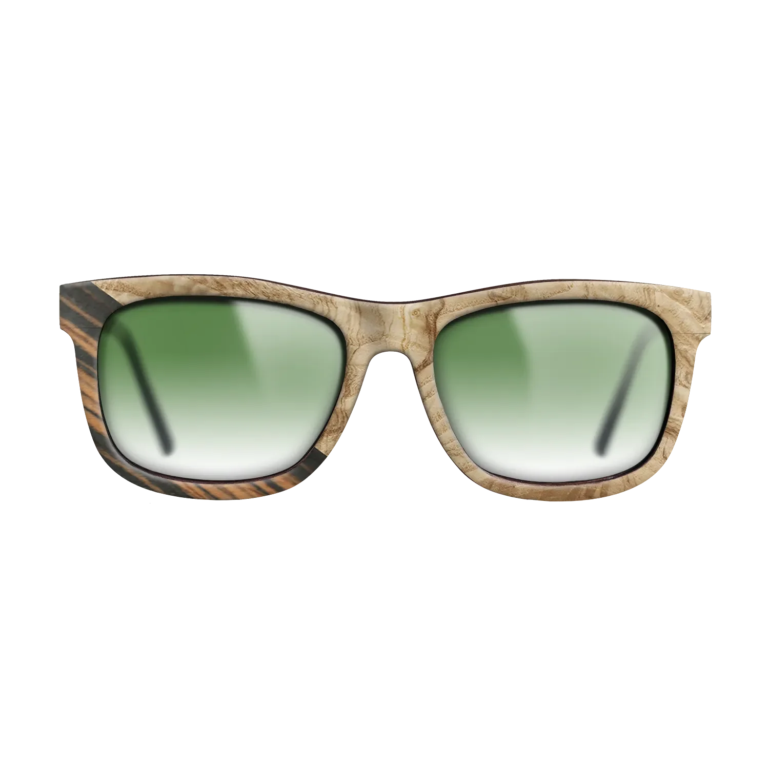 Italian Ebony,Olive Burl: Angle Cut - The Hero - Square - 1743 - SIRIS wood optic