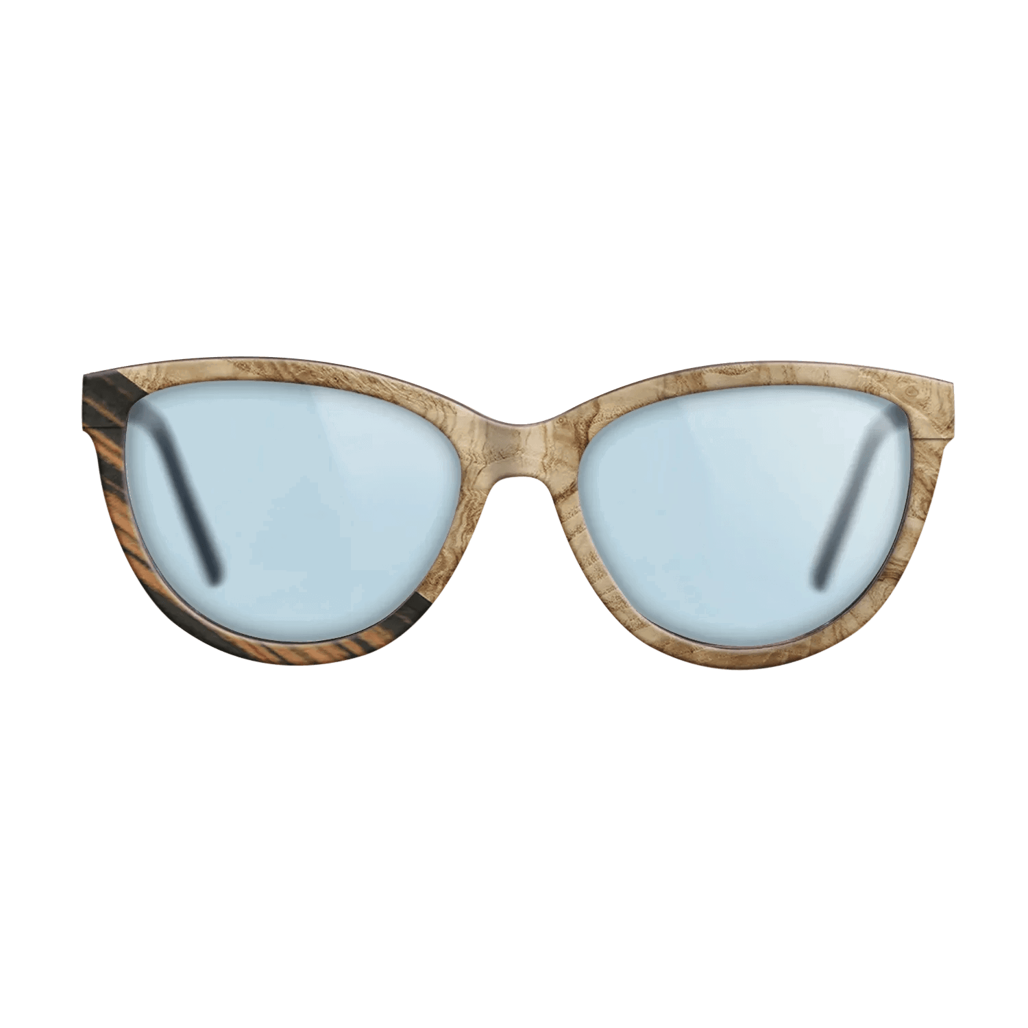 Italian Ebony,Olive Burl: Angle Cut - The Maiden - Cat - 1743 - SIRIS wood optic