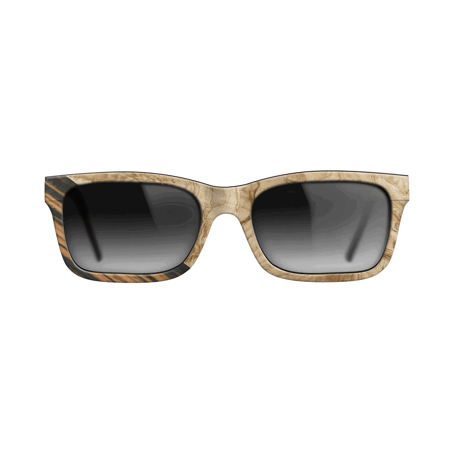 Italian Ebony,Olive Burl: Angle Cut - The Sage - Rectangle - 1743 - SIRIS wood optic