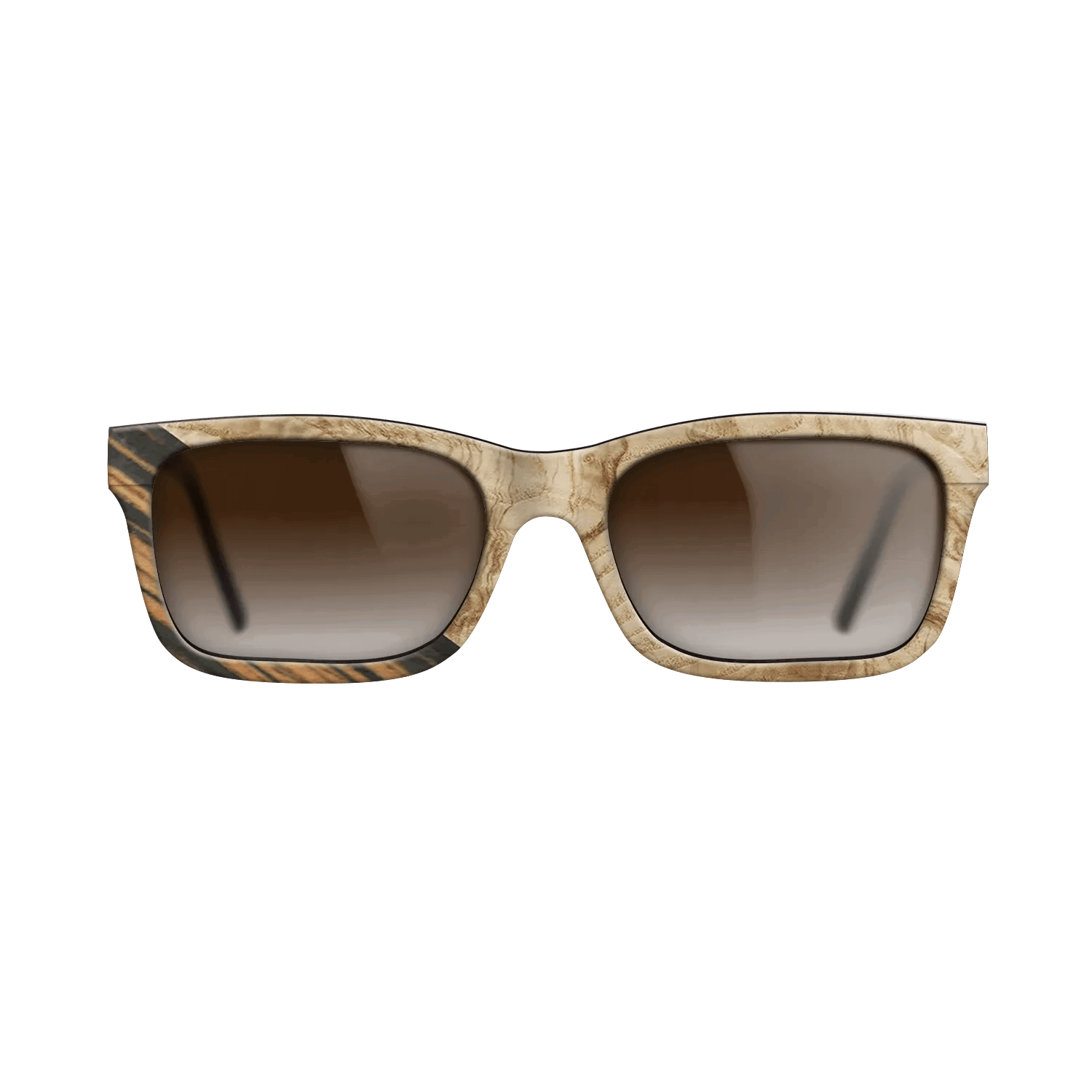 Italian Ebony,Olive Burl: Angle Cut - The Sage - Rectangle - 1743 - SIRIS wood optic