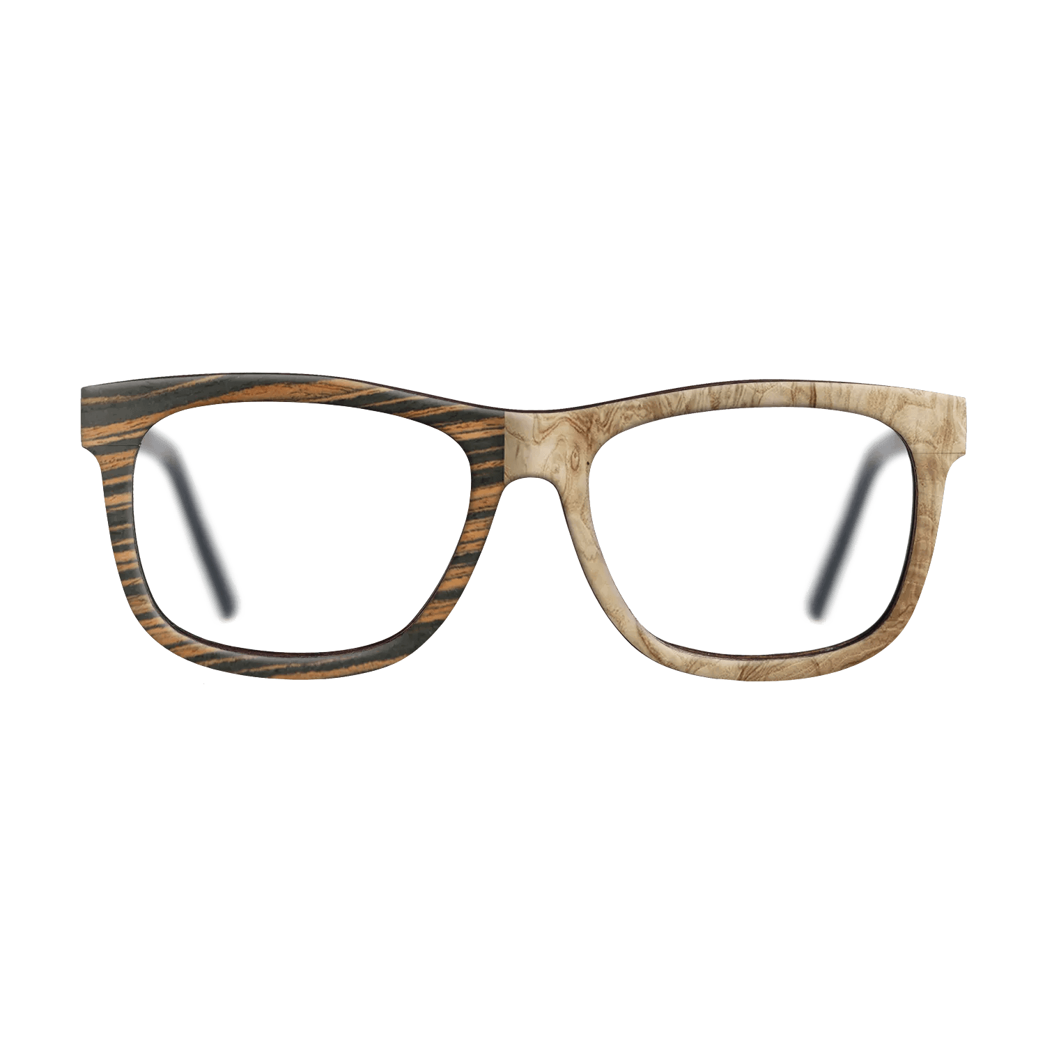 Italian Ebony,Olive Burl: Binary - The Hero - Square - 788 - SIRIS wood optic