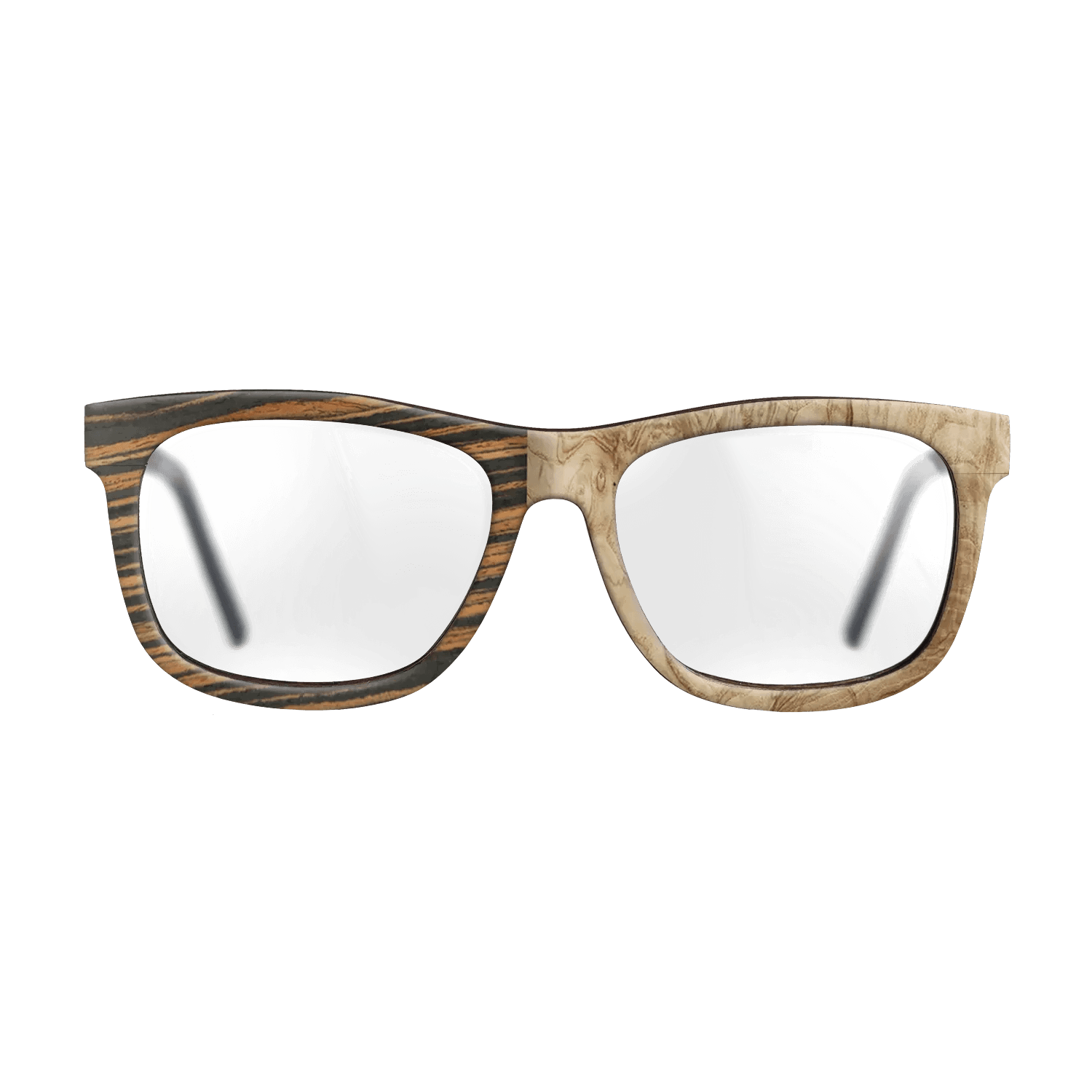 Italian Ebony,Olive Burl: Binary - The Hero - Square - 788 - SIRIS wood optic