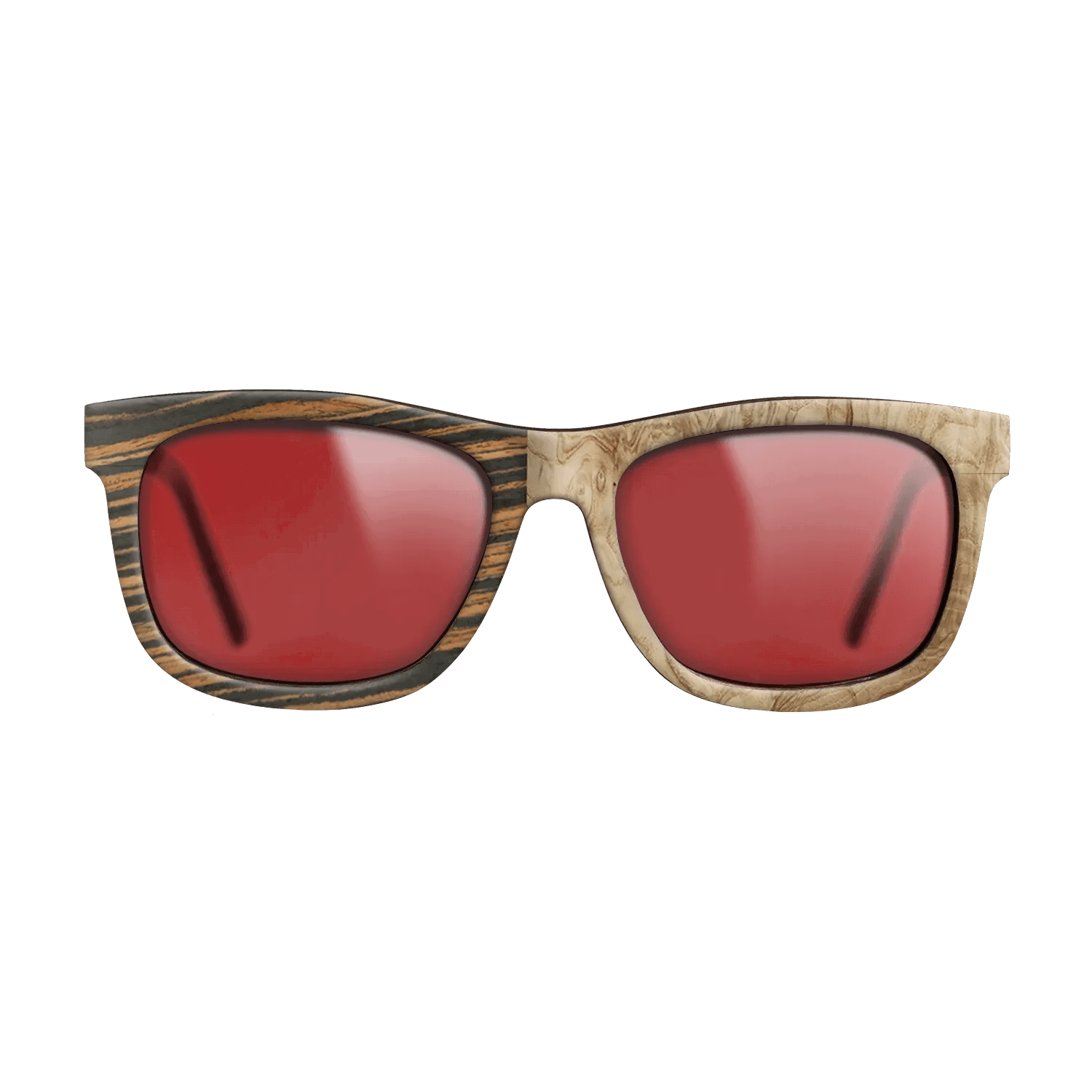 Italian Ebony,Olive Burl: Binary - The Hero - Square - 788 - SIRIS wood optic
