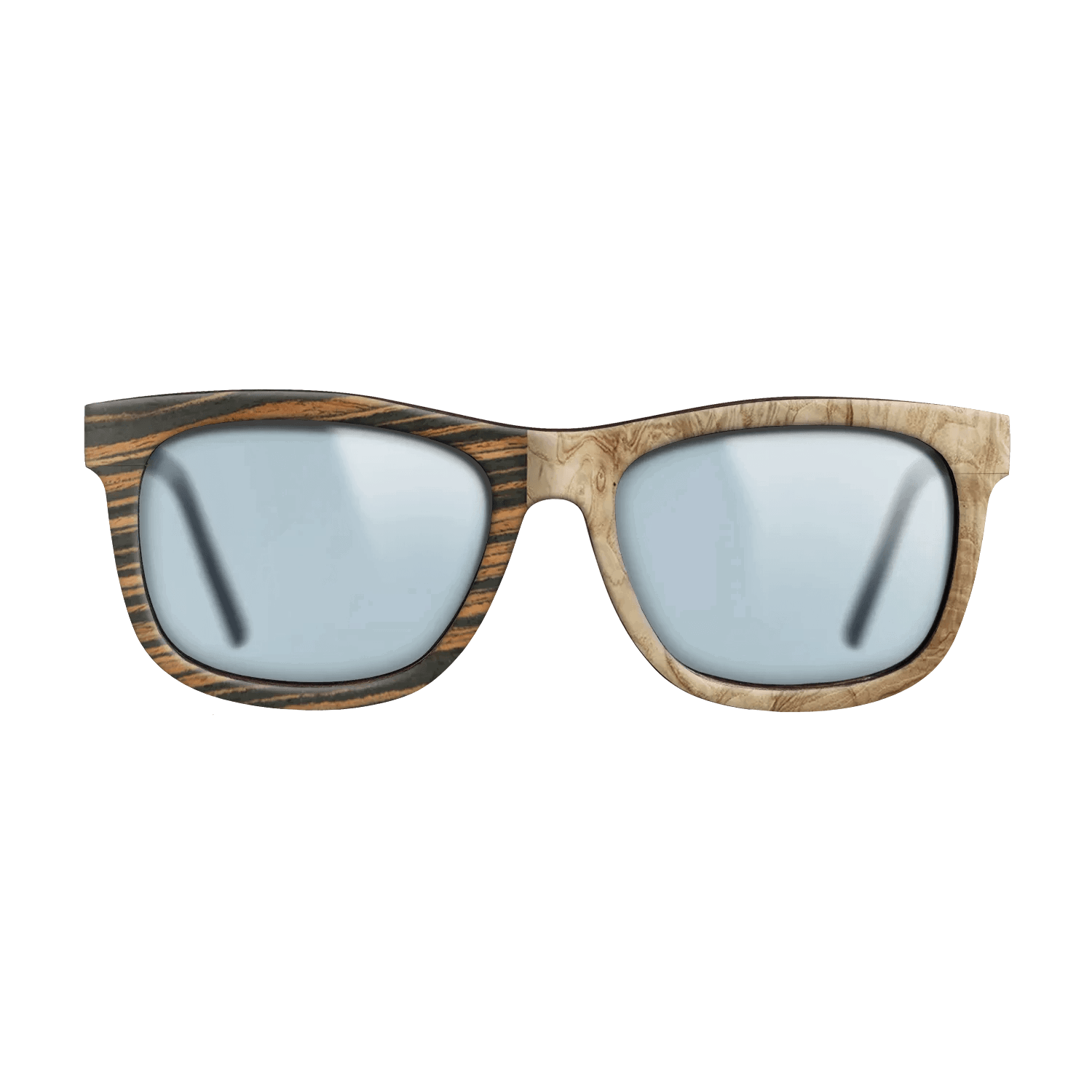 Italian Ebony,Olive Burl: Binary - The Hero - Square - 788 - SIRIS wood optic