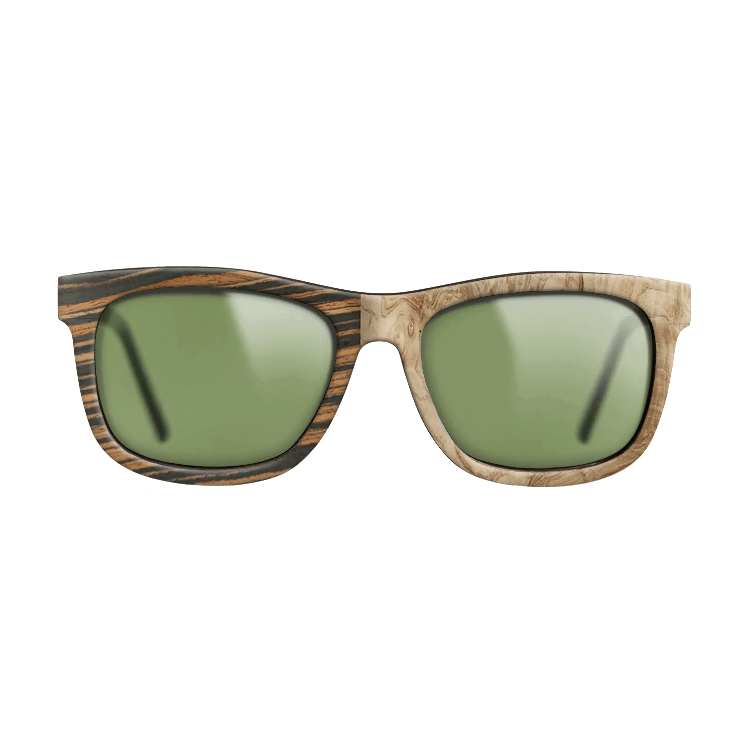 Italian Ebony,Olive Burl: Binary - The Hero - Square - 788 - SIRIS wood optic