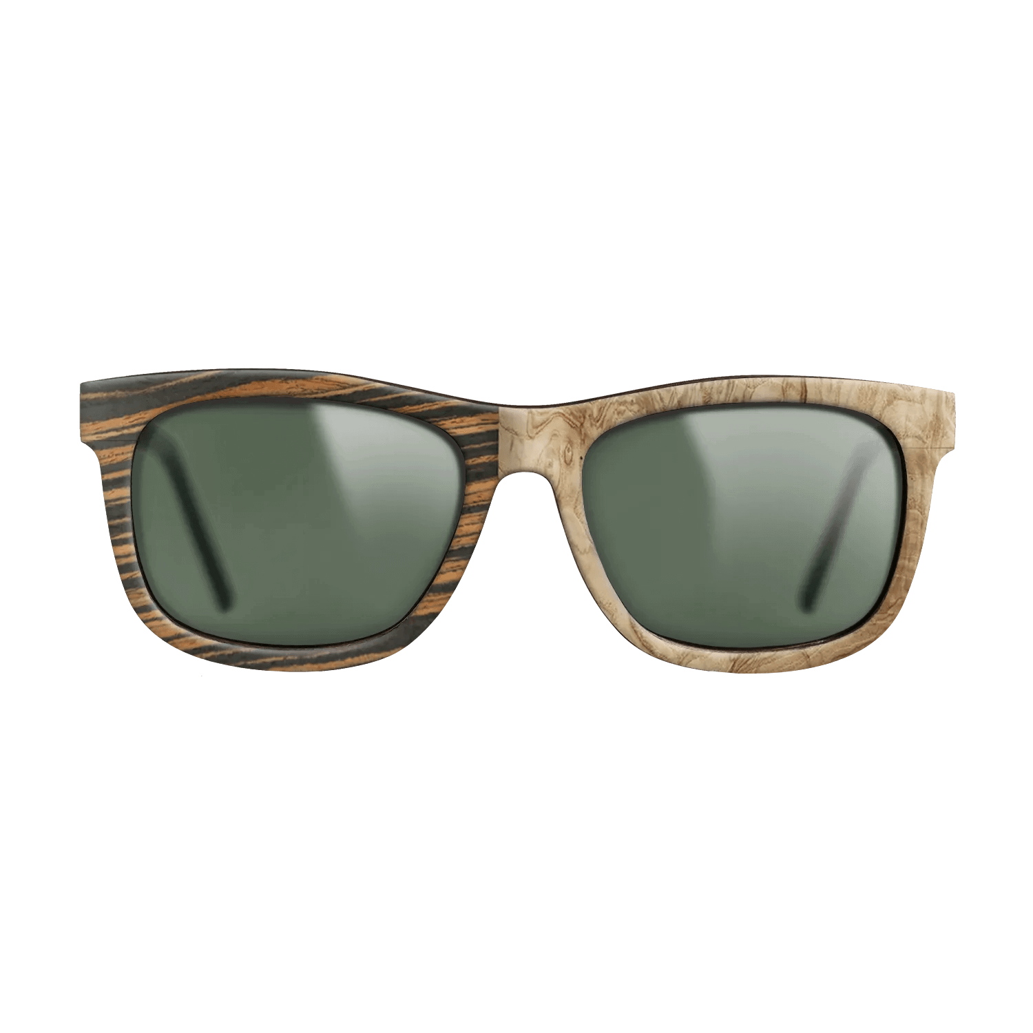 Italian Ebony,Olive Burl: Binary - The Hero - Square - 788 - SIRIS wood optic