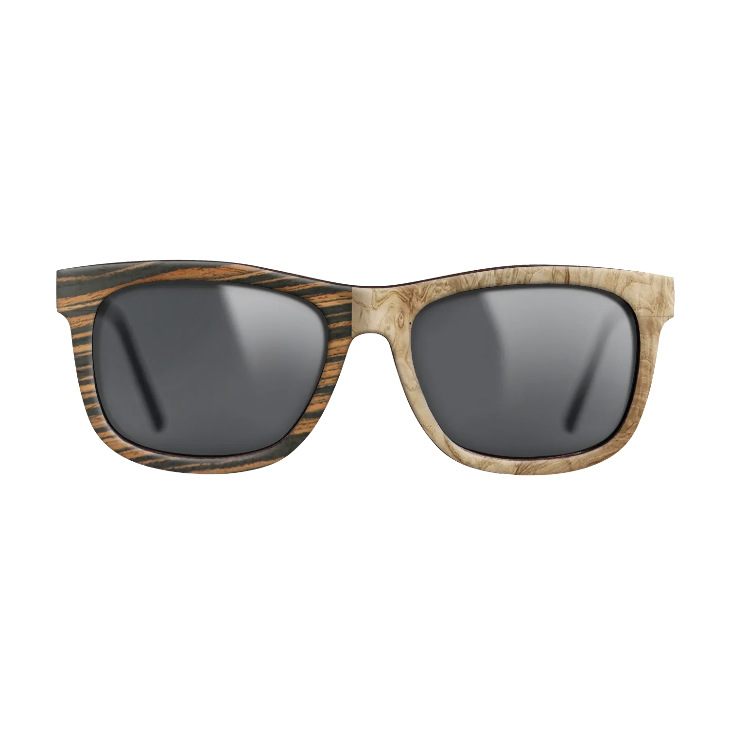 Italian Ebony,Olive Burl: Binary - The Hero - Square - 788 - SIRIS wood optic