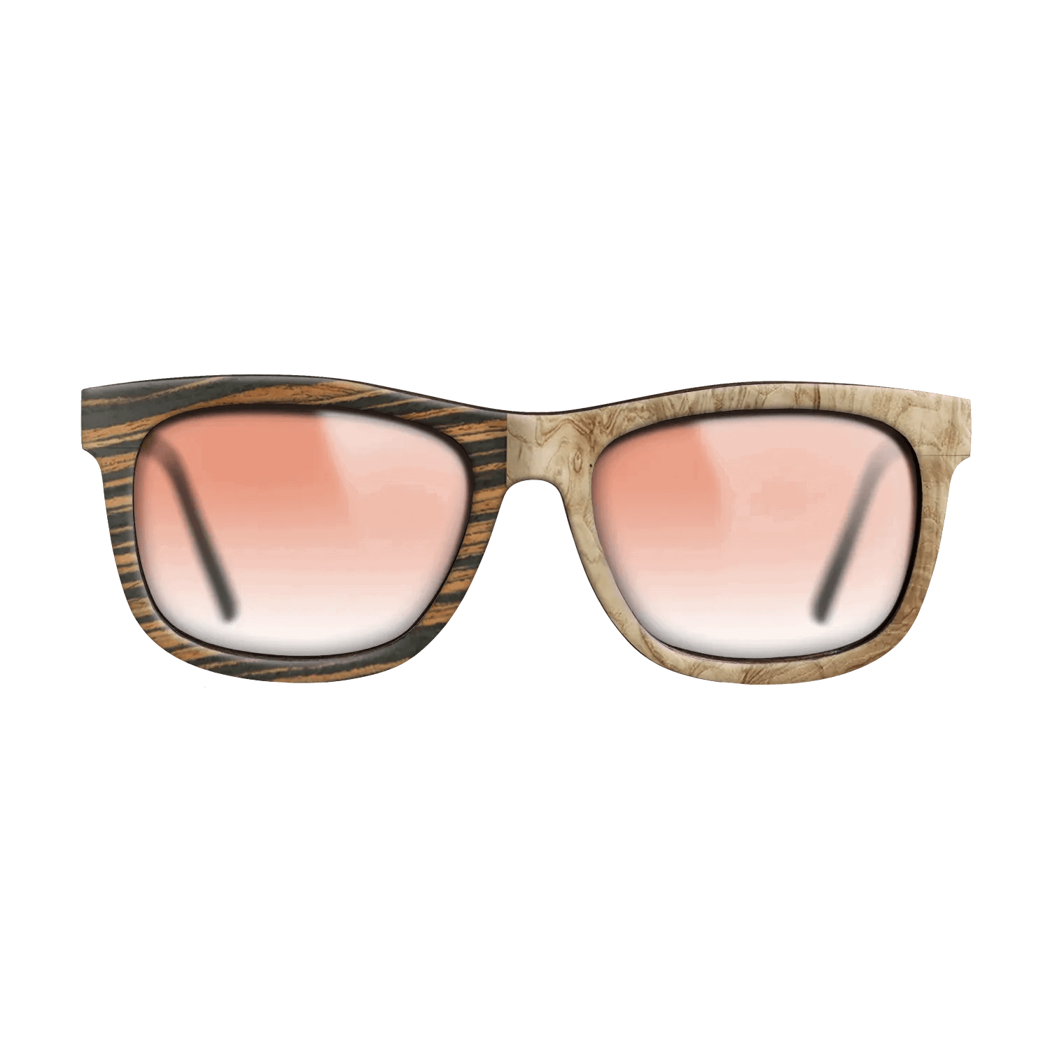 Italian Ebony,Olive Burl: Binary - The Hero - Square - 788 - SIRIS wood optic