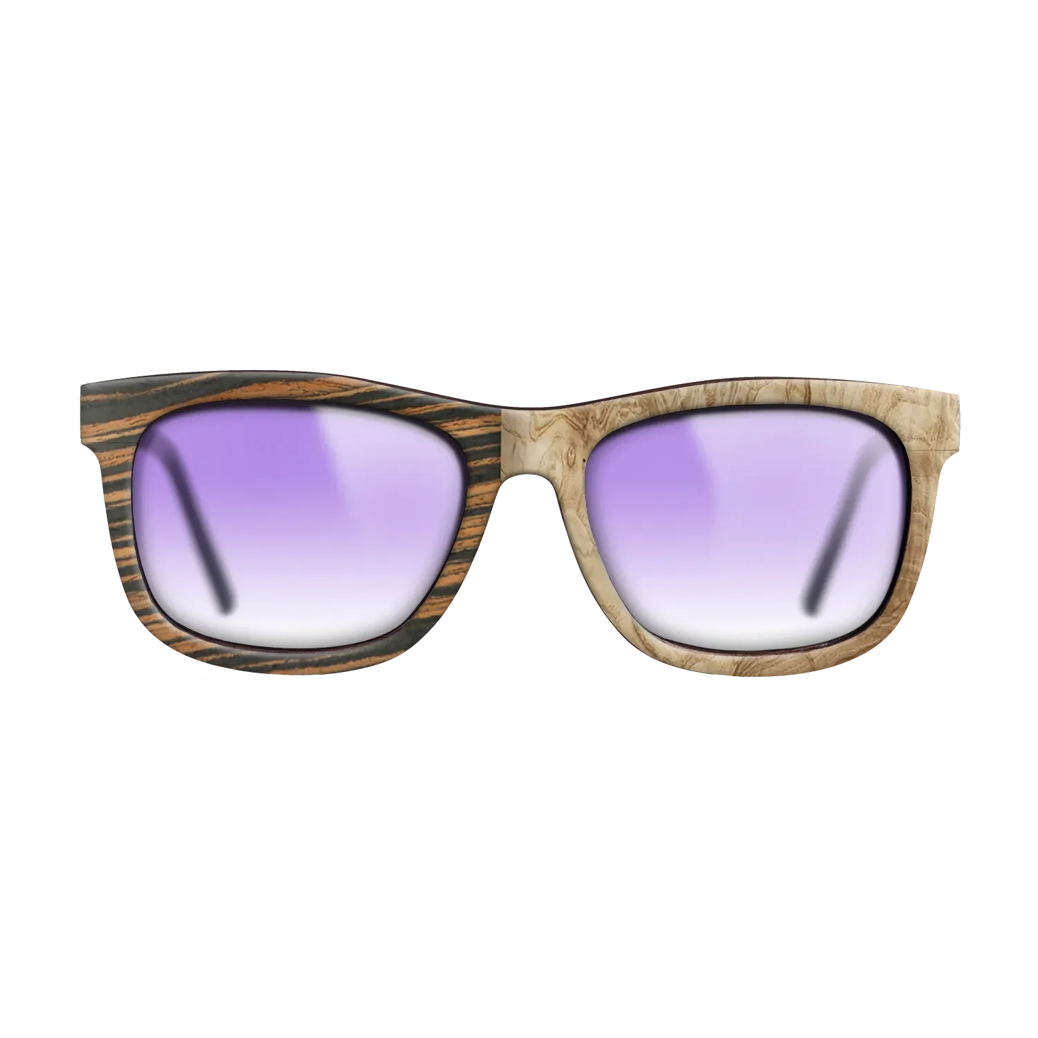 Italian Ebony,Olive Burl: Binary - The Hero - Square - 788 - SIRIS wood optic