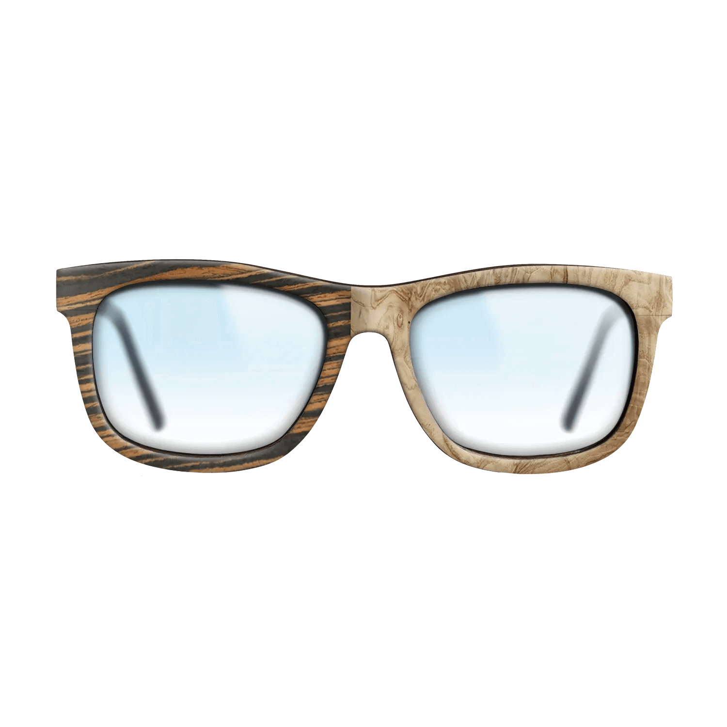 Italian Ebony,Olive Burl: Binary - The Hero - Square - 788 - SIRIS wood optic