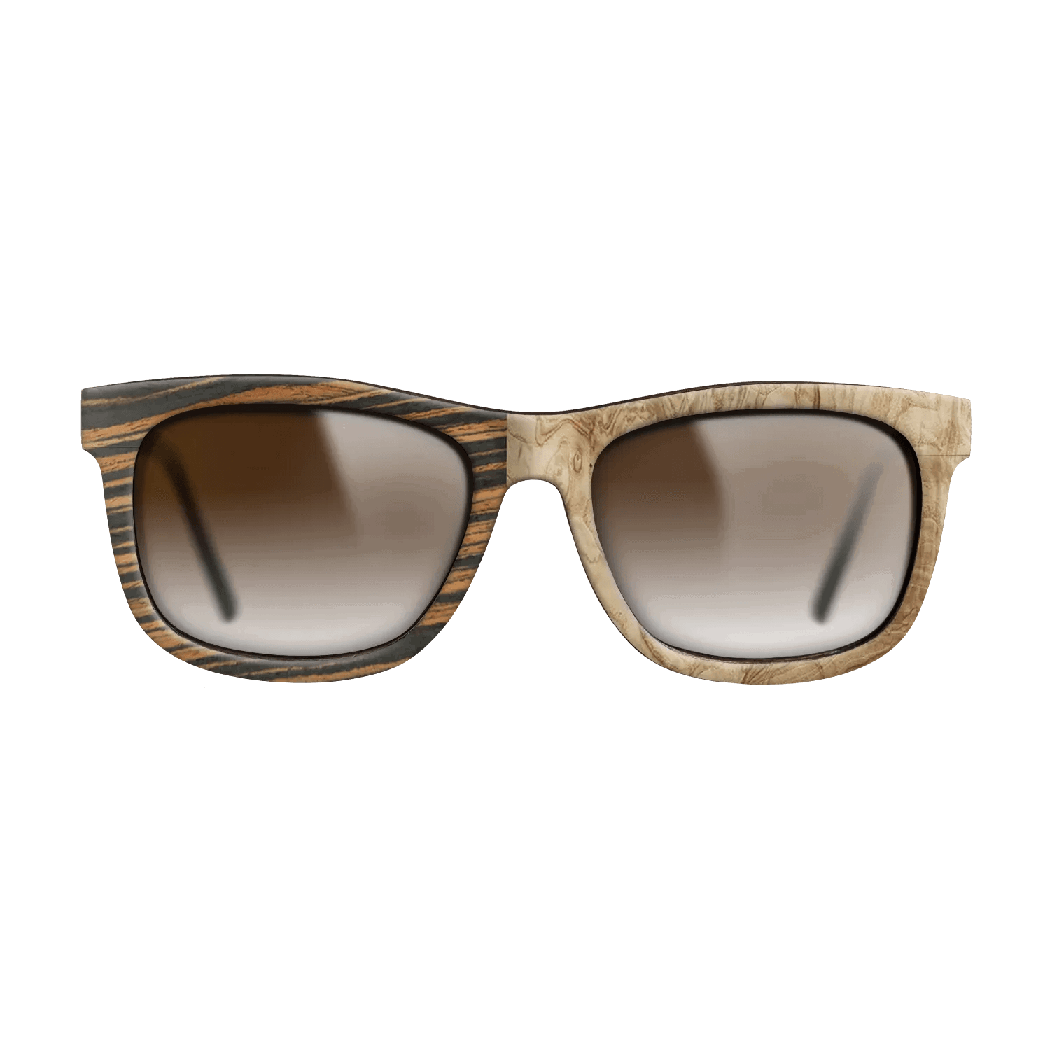 Italian Ebony,Olive Burl: Binary - The Hero - Square - 788 - SIRIS wood optic
